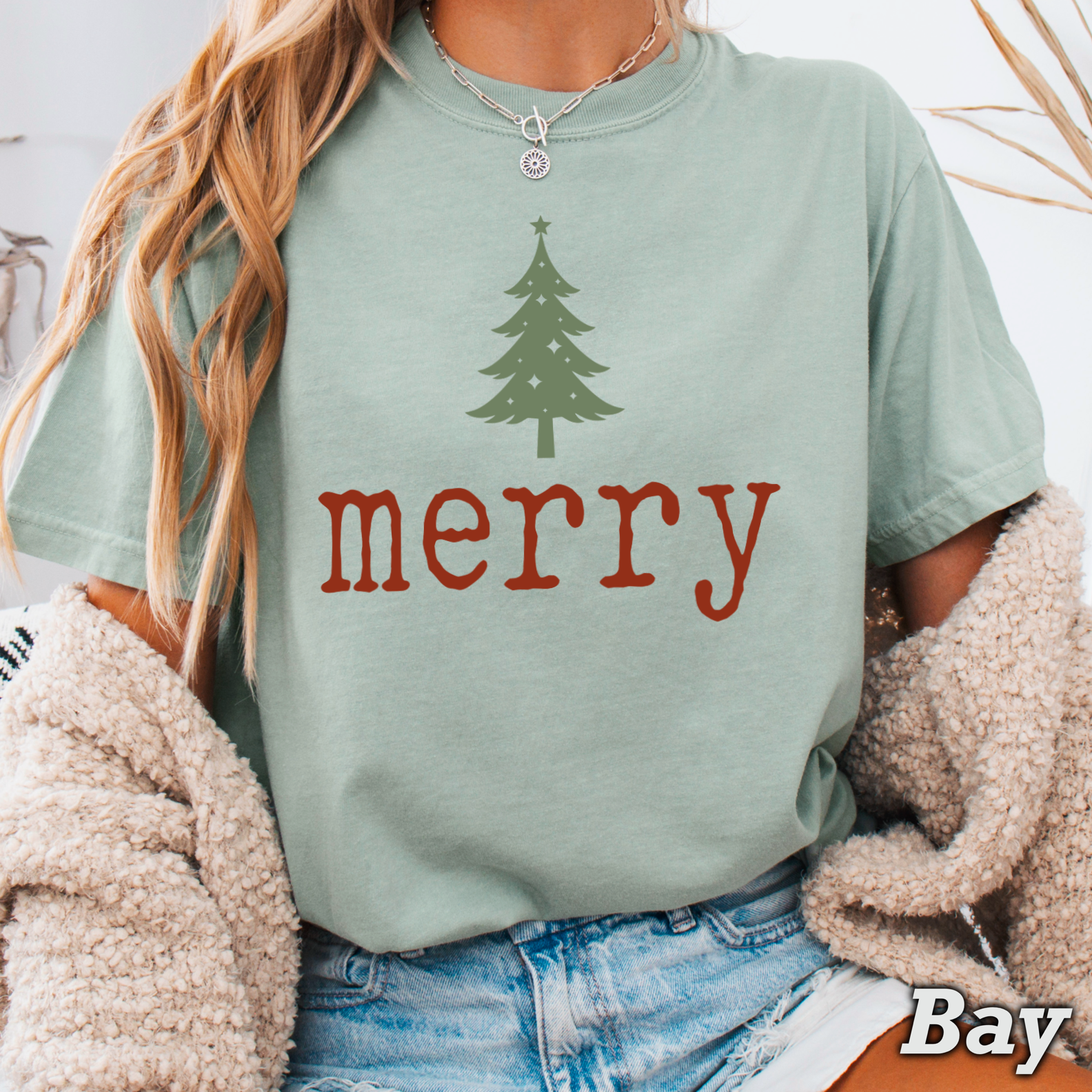 Merry Christmas 2025 Shirt | Comfort Color Hoodie, Sweatshirt | PodTeesHub.com