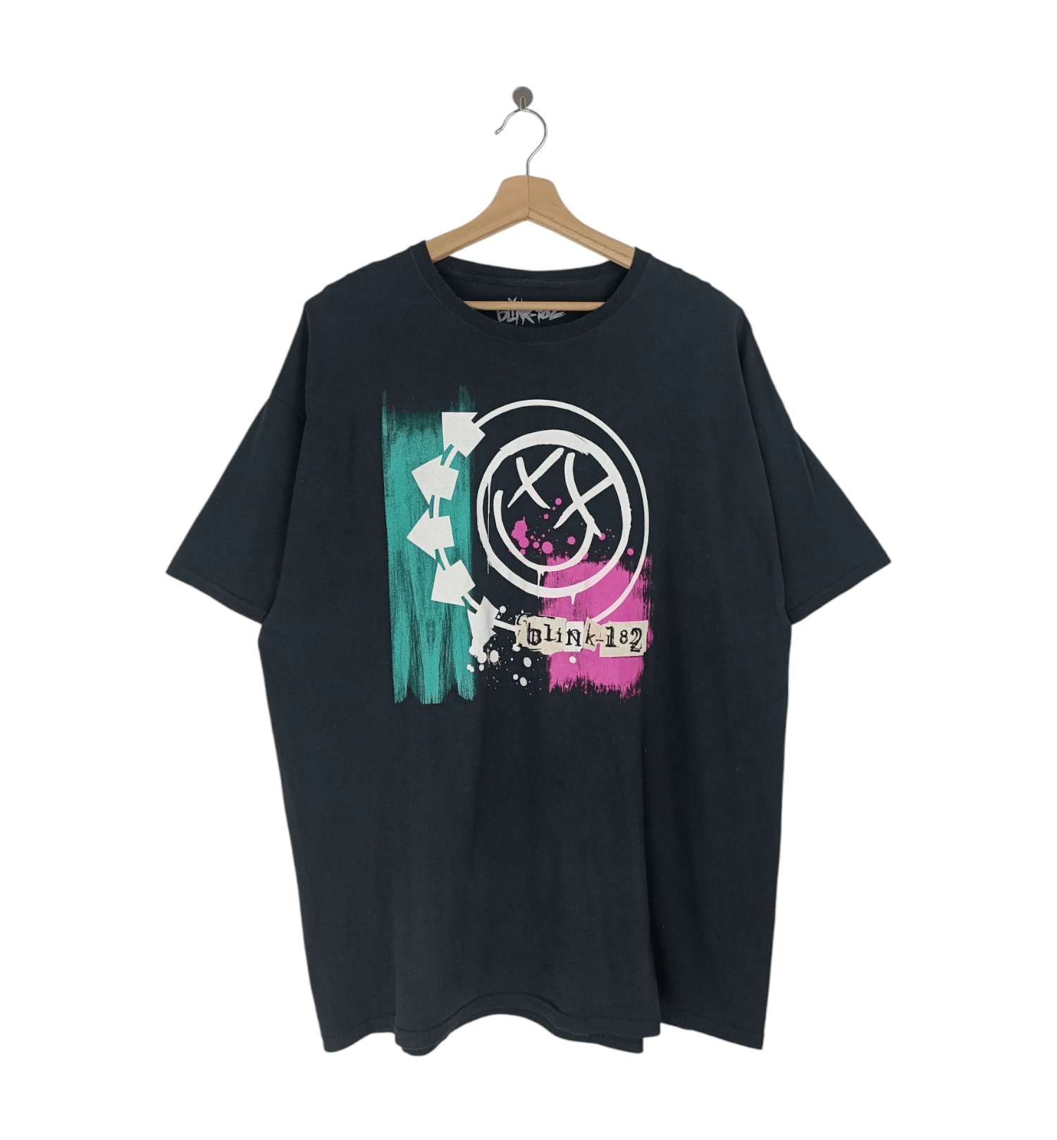 Band Tees Vintage Blink 182 Smiley Face Logo Tee Punk Travis Sum 41 Hoodie, Sweatshirt | PodTeesHub.com