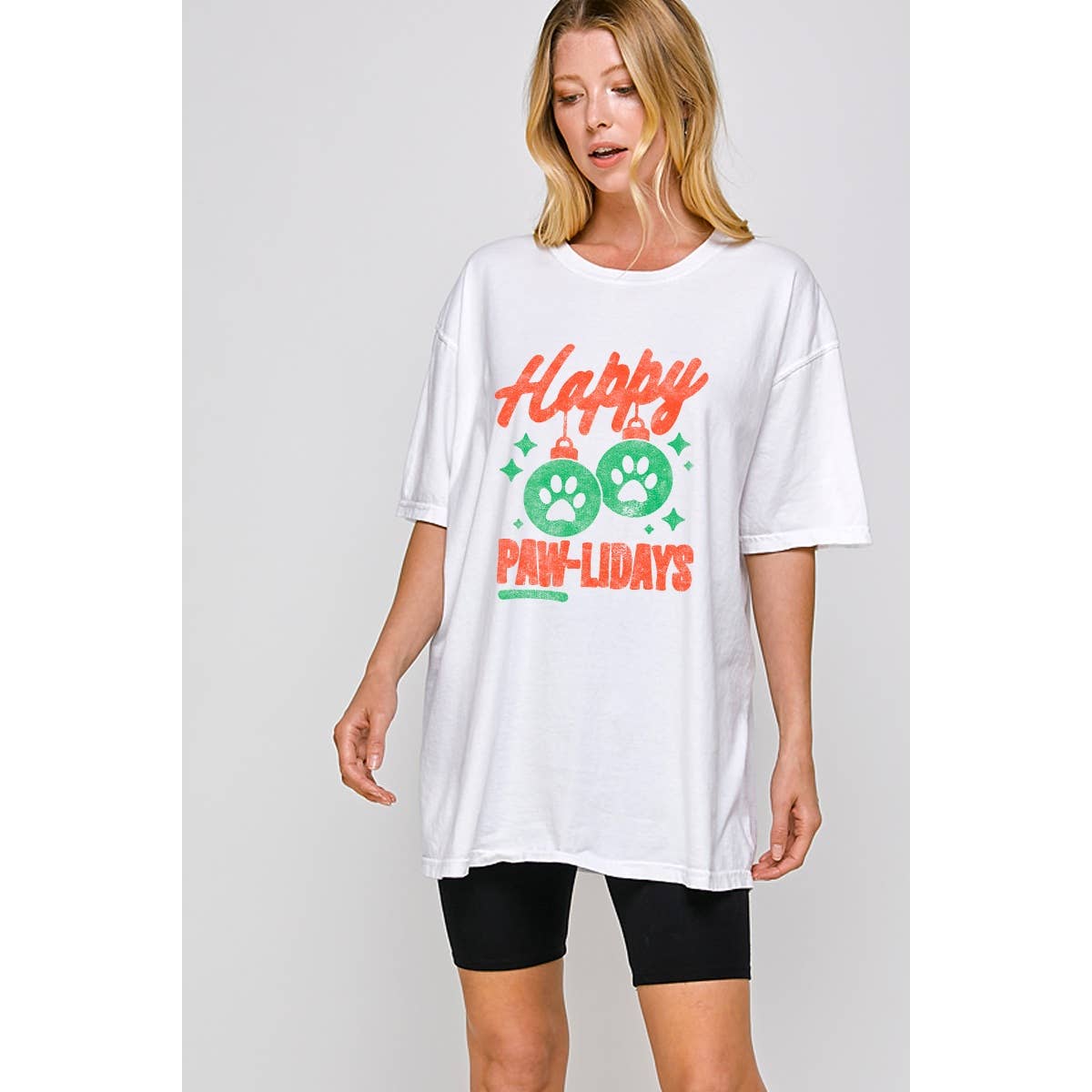 Happy Pawliday Christmas  Vintage Graphic Tee Hoodie, Sweatshirt | PodTeesHub.com