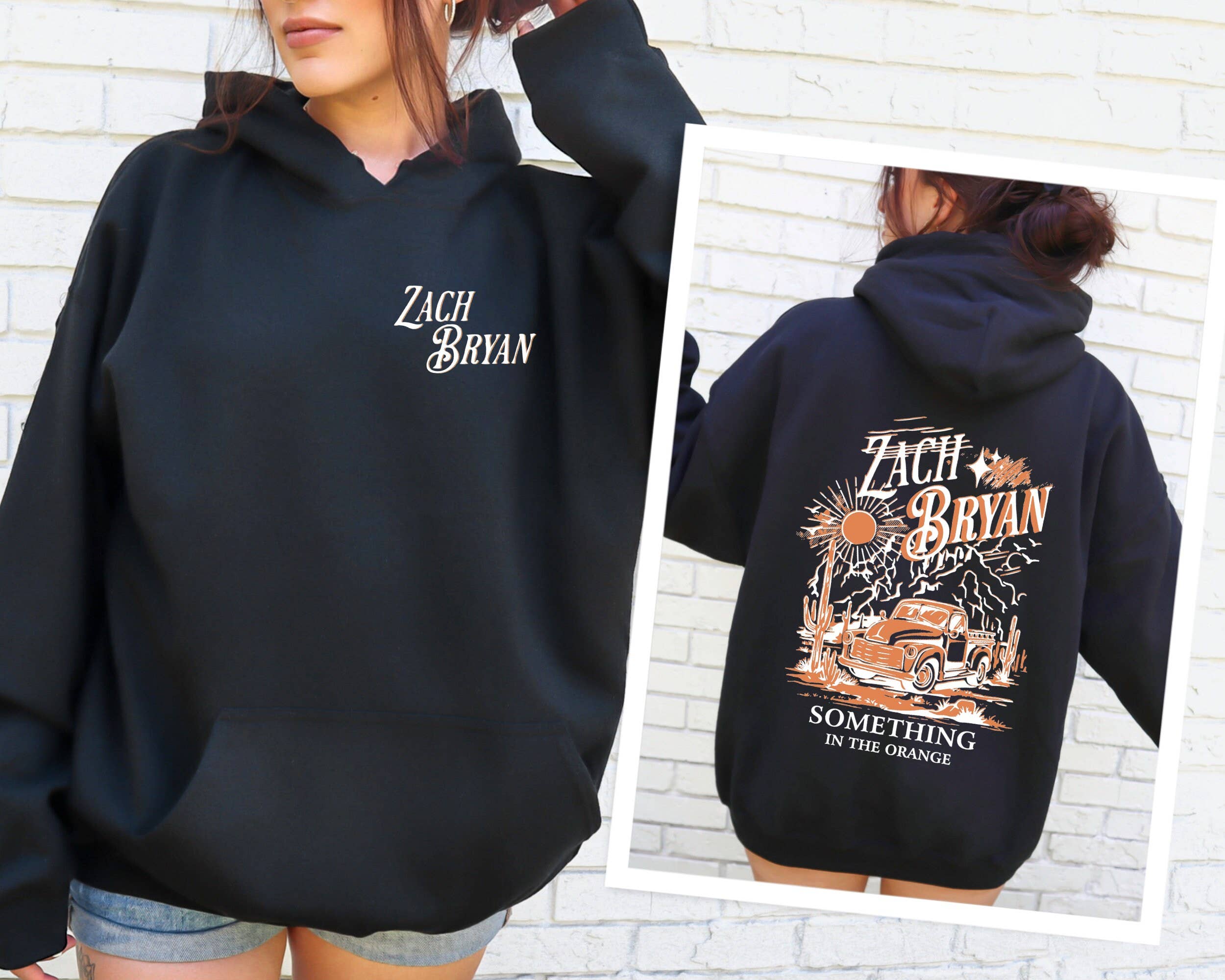 Zach Bryan 'something in the Orange' Graphic Hoodie T-Shirts, Sweatshirt | PodTeesHub.com