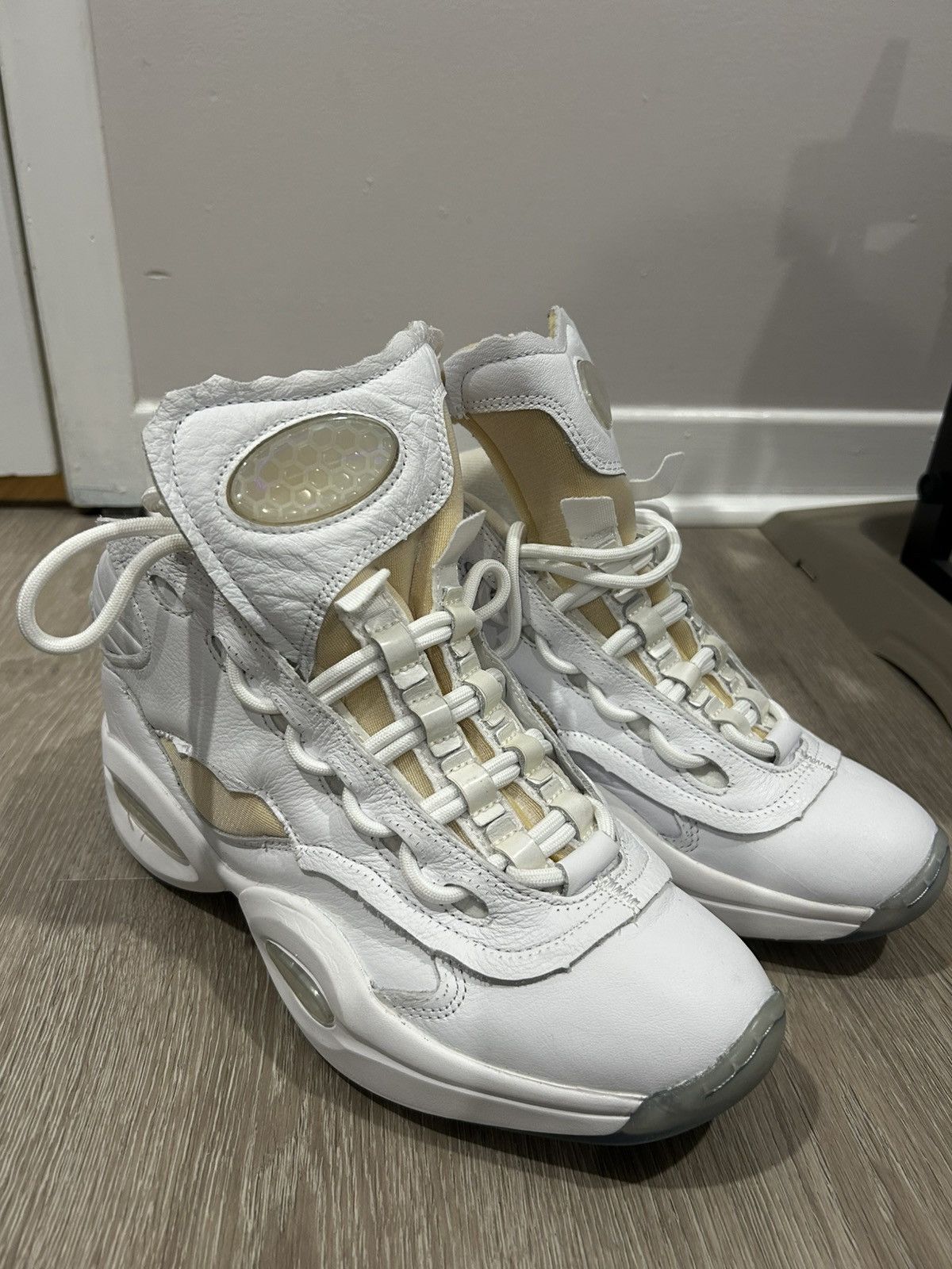 Reebok White Maison Margiela Question T-Shirts, Hoodie, Sweatshirt | PodTeesHub.com
