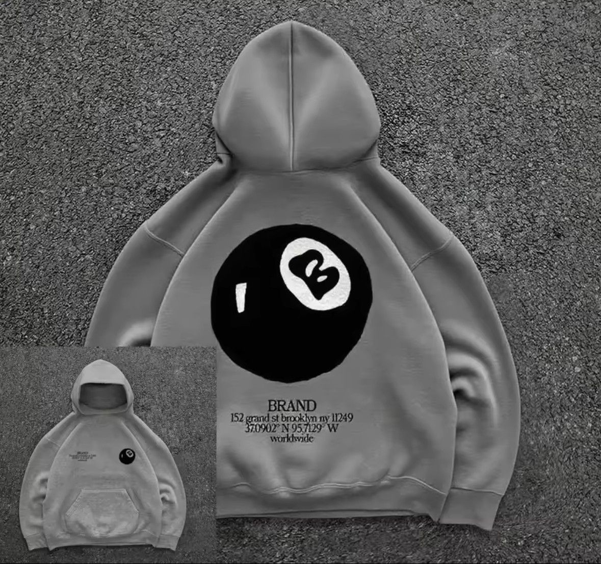 Other Fashion Punk Goth Grunge Retro 8 Ball Graphic Hoodies T-Shirts, Sweatshirt | PodTeesHub.com