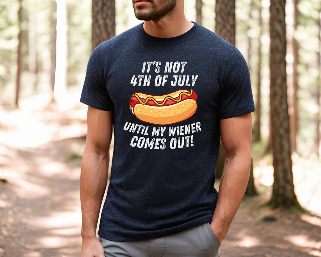 4th July It'S 4th July Until Wiener Comes Independence Day Tee 4th July Dog Lovers July 4th (4)