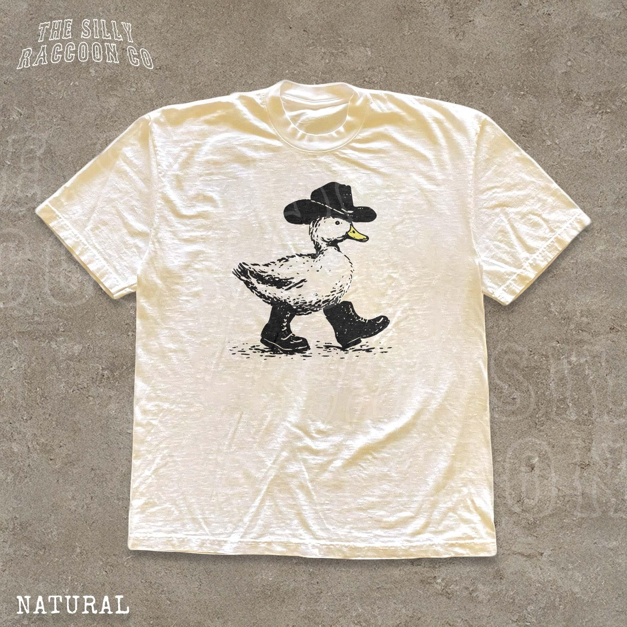 Vintage Cowboy Duck Western Southern Unisex T-shirt, Sweatshirt, Hoodie (4)