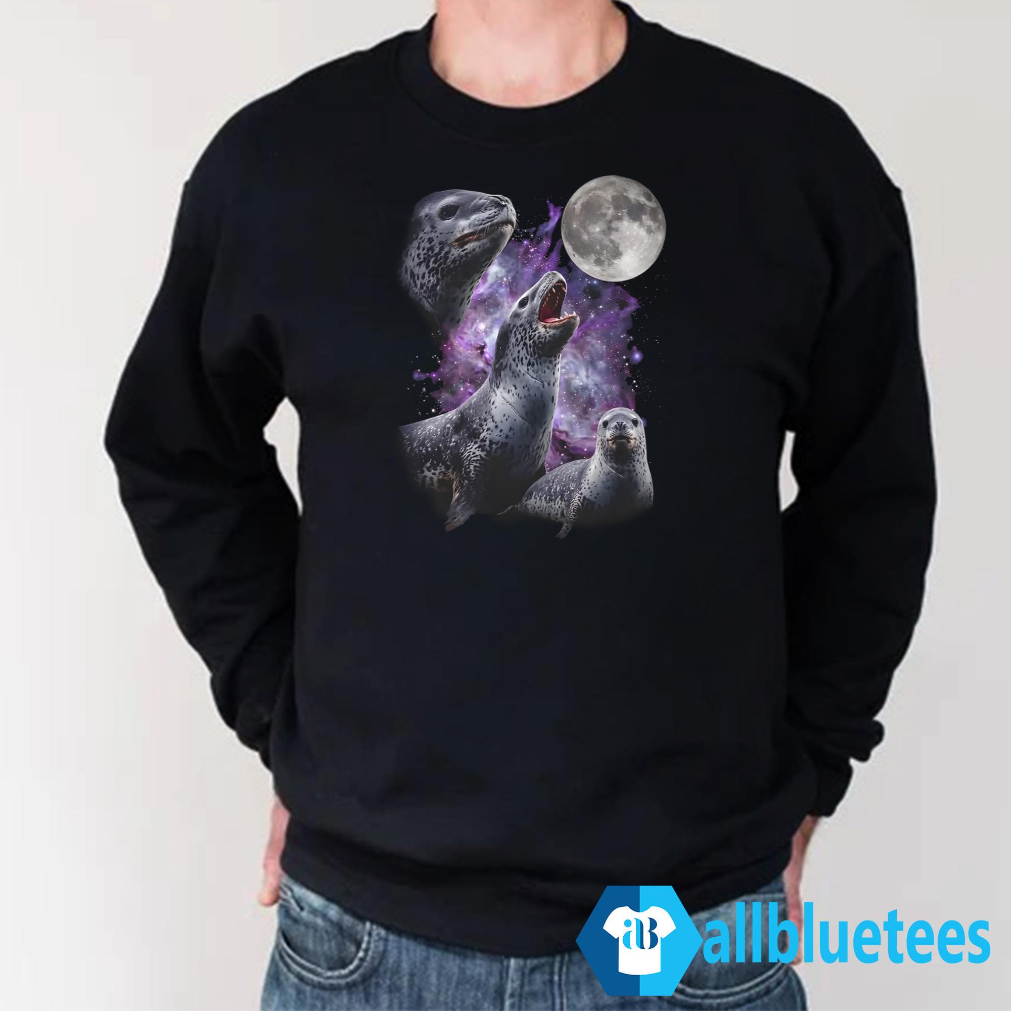 3 Seals Moon Shirt