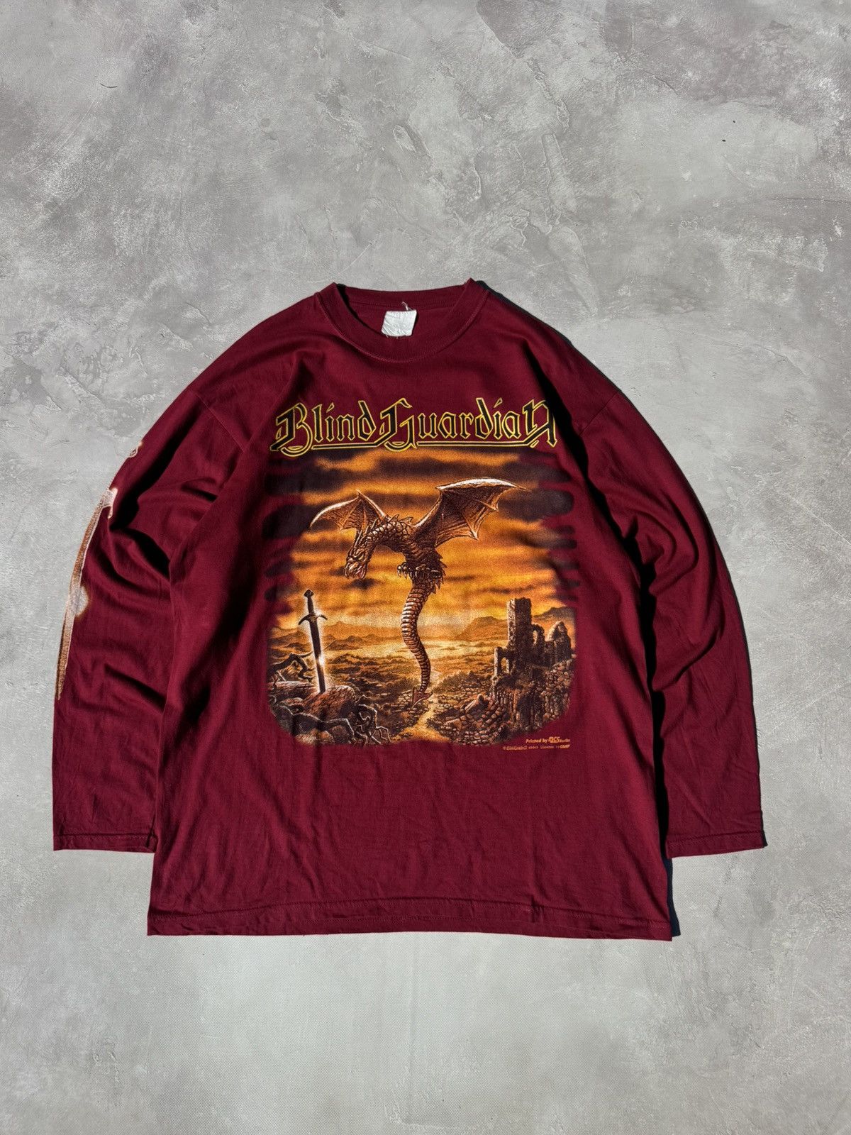 Band Rare 90s Blind Guardian Tour Band Long Sleeve T-Shirts, Hoodie, Sweatshirt