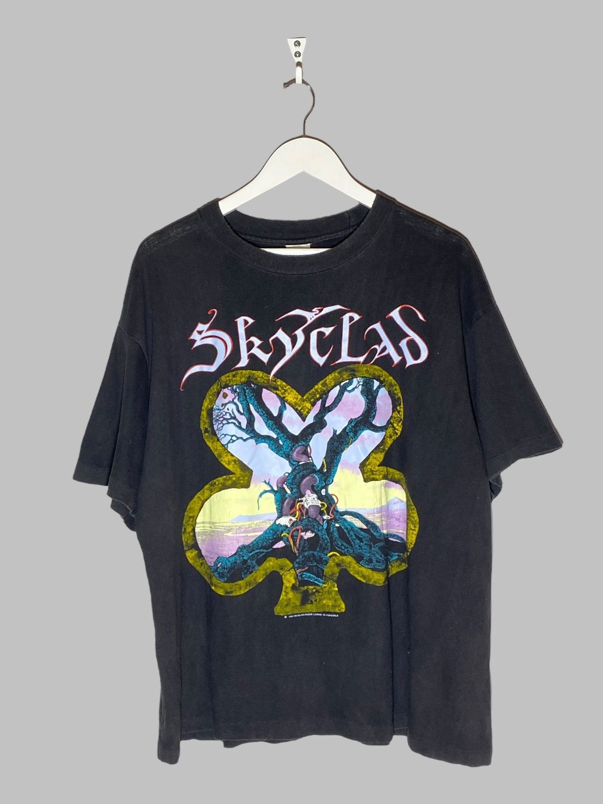 Band Tees Vintage 1992 Skyclad Tour Of The Wilderness Metal T Shirt Hoodie, Sweatshirt | PodTeesHub.com