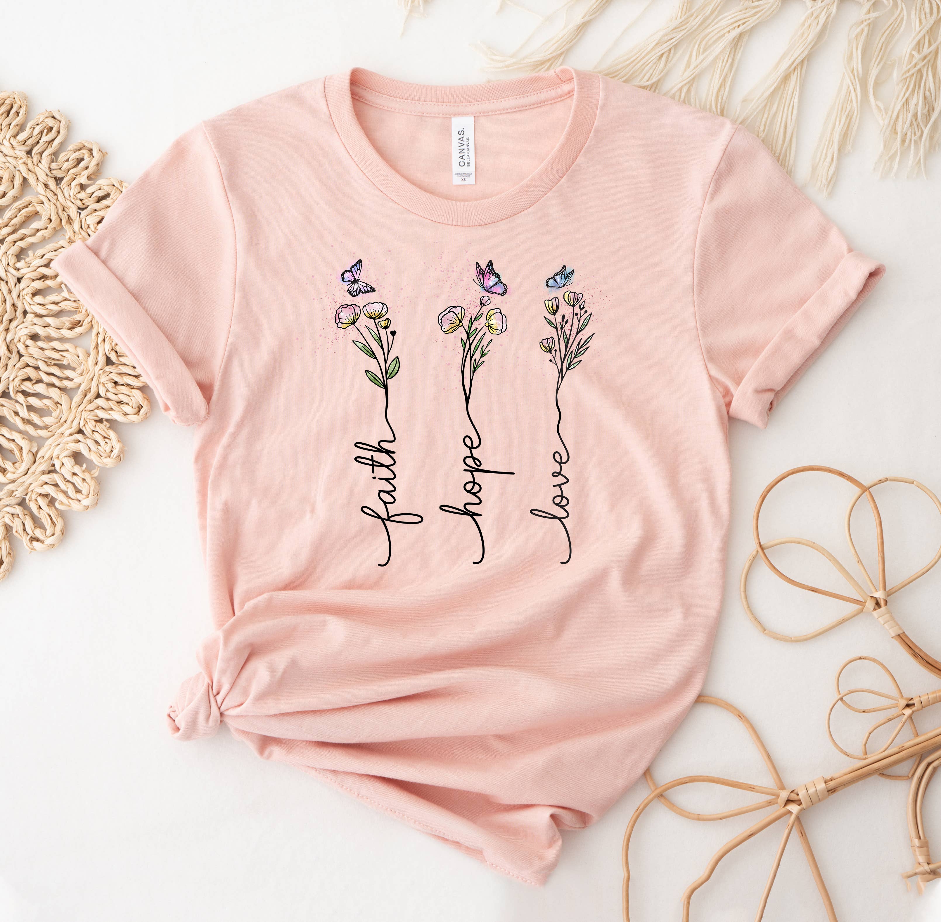 Faith Hope Love T-Shirt Hoodie, Sweatshirt | PodTeesHub.com