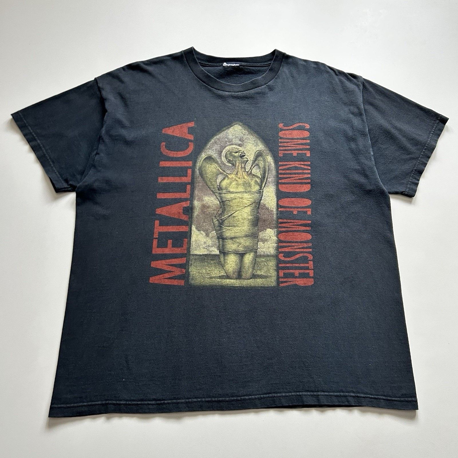 Vintage Metallica T Shirt Xl Y2k Some Kind Of Monster Faded Hoodie, Sweatshirt | PodTeesHub.com