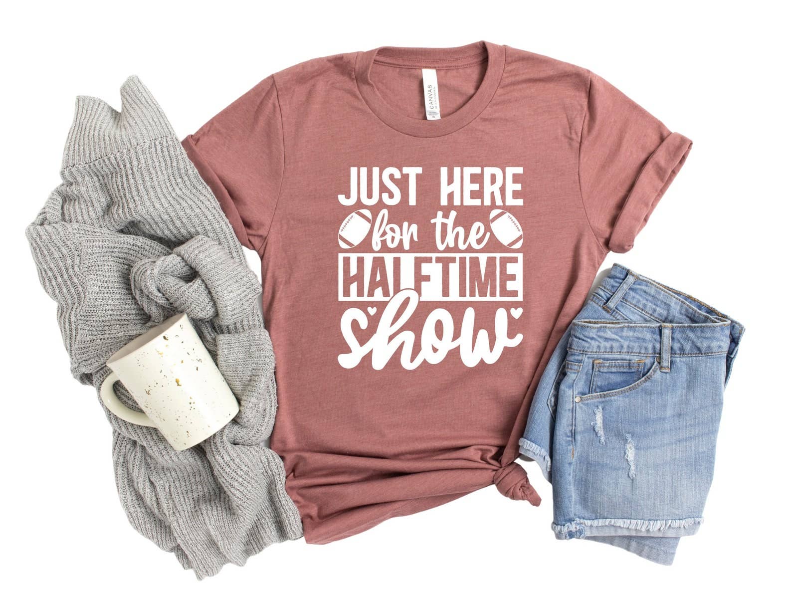 Just Here For the Halftime Show T-Shirt Hoodie, Sweatshirt | PodTeesHub.com
