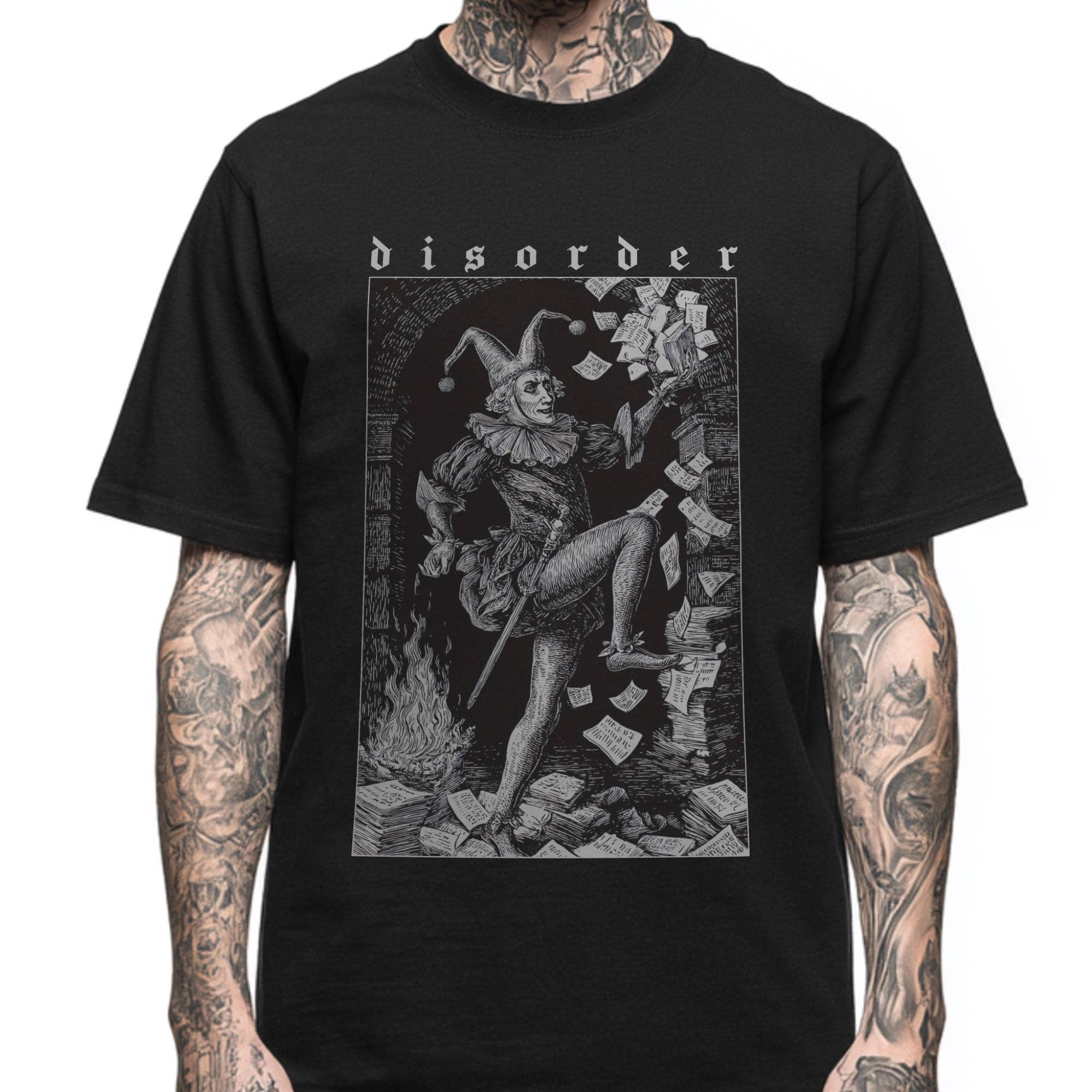 Jester Rebellion Law Scrolls - Gothic Medieval Occult Tee Hoodie, Sweatshirt | PodTeesHub.com
