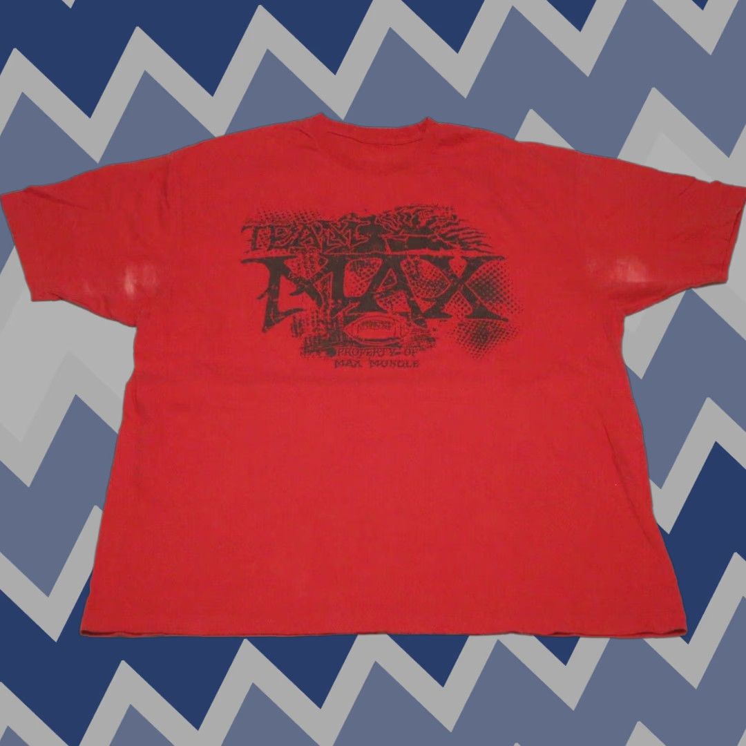 Vintage Team Max Muscle Mens Short Sleeve T Shirt 2xl Red Graphic Print Shirt Mens Hoodie, Sweatshirt | PodTeesHub.com