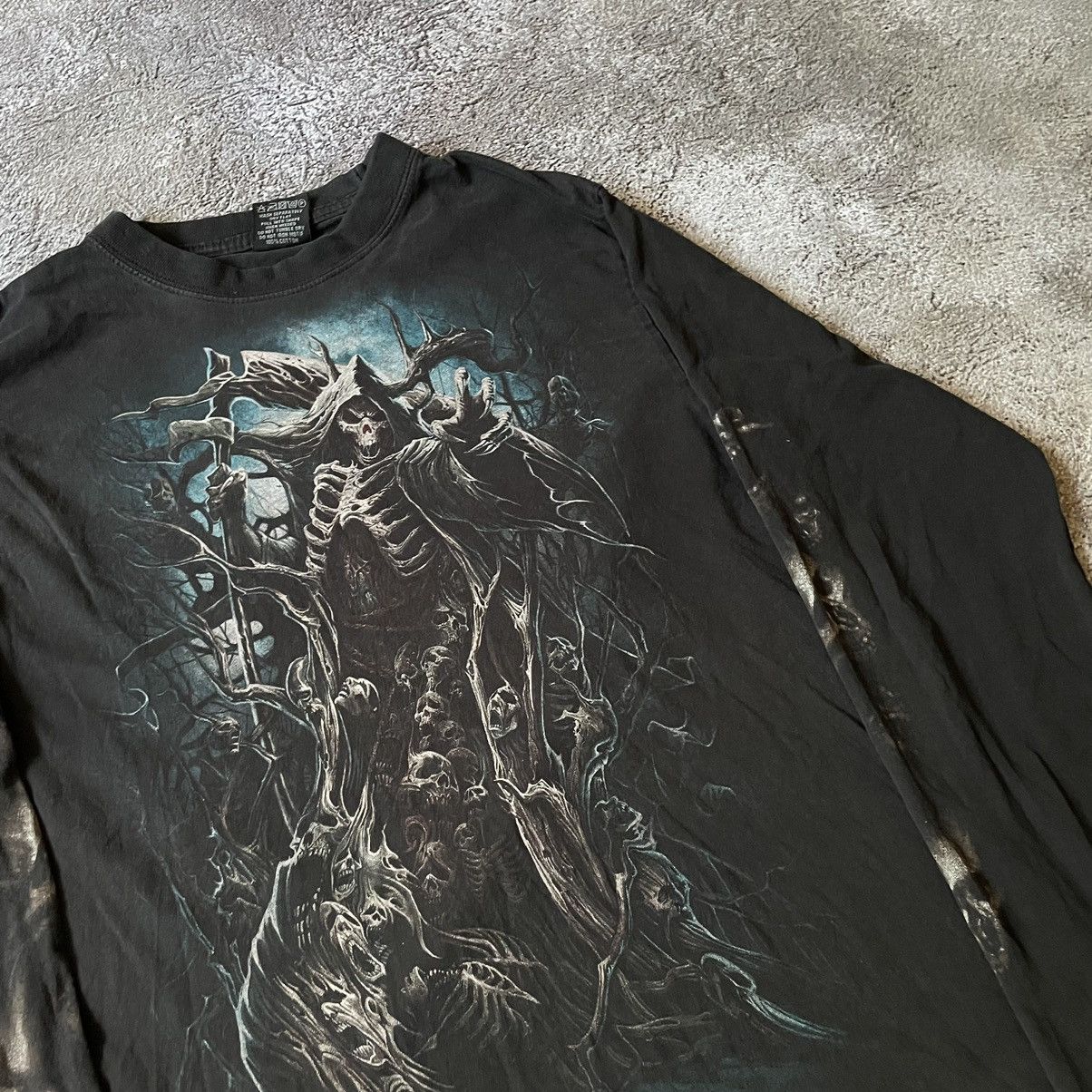 Band Tees Vintage Y2k Skeleton Face Blood Dead Skulls Horror Tee Hoodie, Sweatshirt | PodTeesHub.com