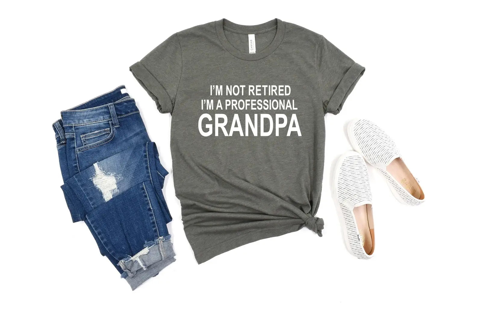 I'm Not Retired I'm Professional Grandpa T-Shirt Hoodie, Sweatshirt | PodTeesHub.com