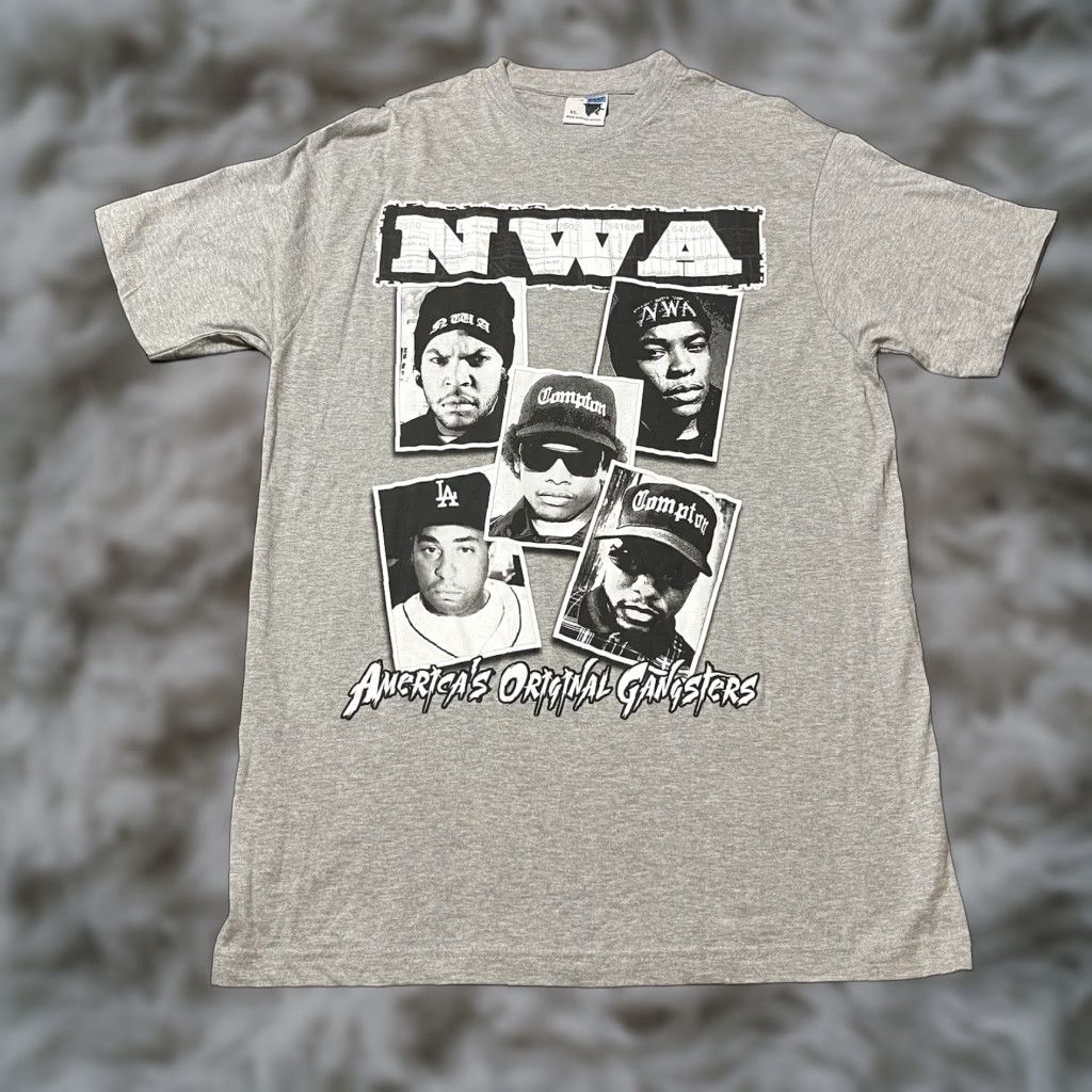 Vintage Nwa Shirt Hip Hop T Shirt Xl Black Flying Horse Mens Graphic Print Logo Crew Neck Sh Hoodie, Sweatshirt