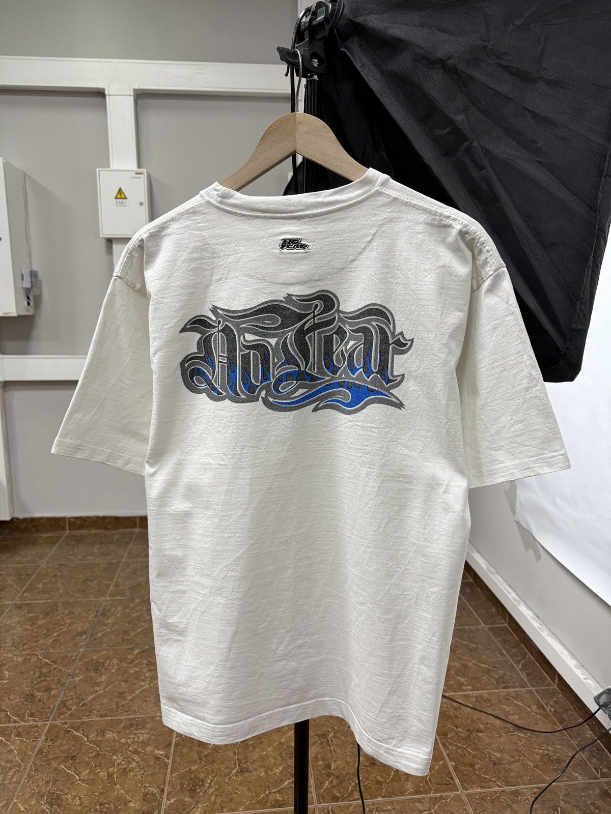 No Fear Vintage 90s No Fear Blue Fire Y2k T Shirt Rare Retro Hoodie, Sweatshirt | PodTeesHub.com