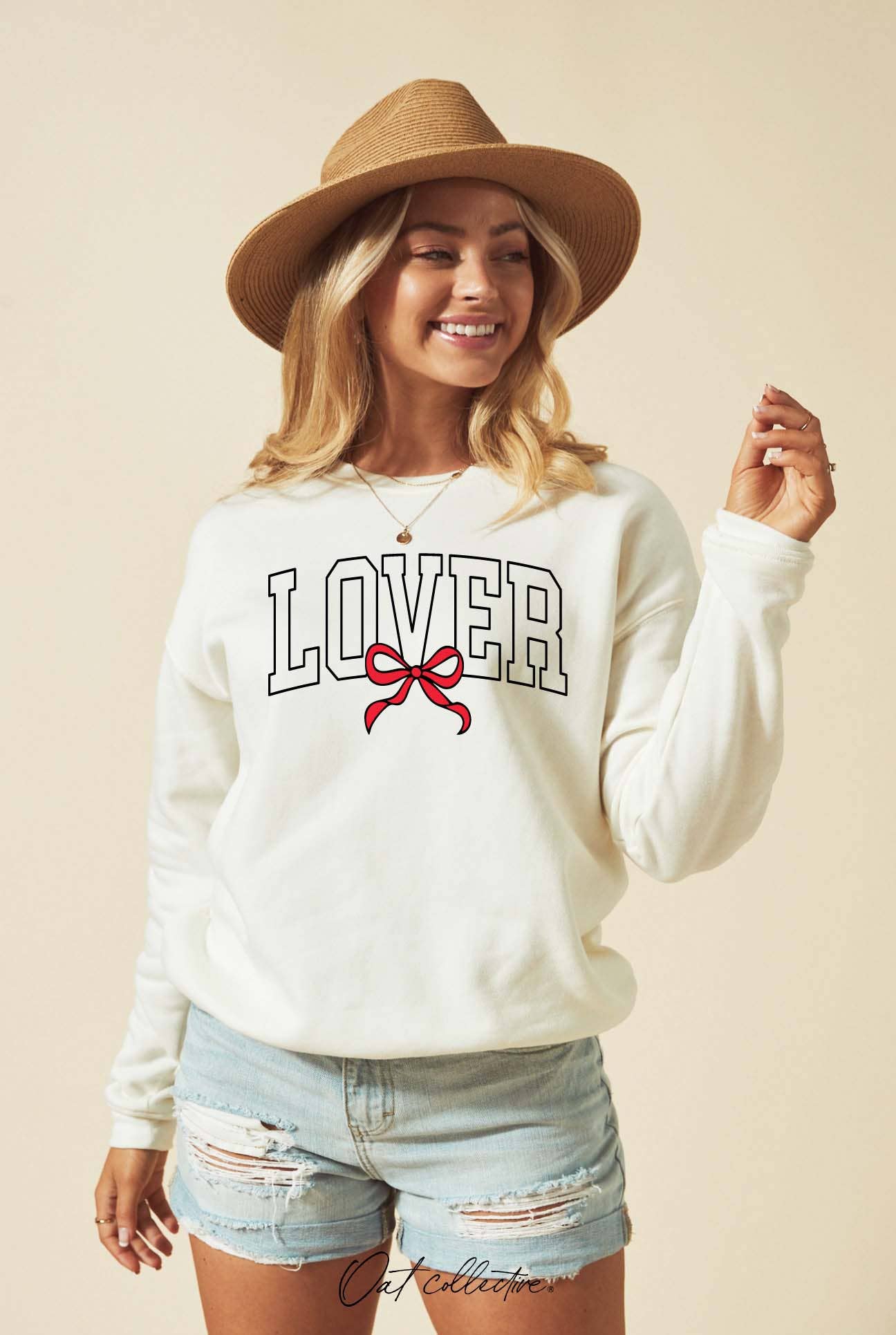 Lover Bow Graphic Sweatshirt T-Shirts, Hoodie | PodTeesHub.com