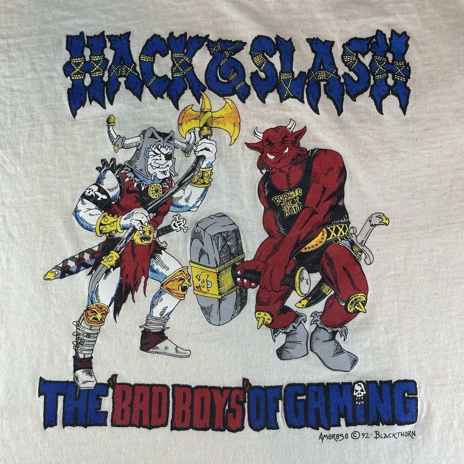 Vintage 1992 Black Thorn Bad Boys Of Gaming D D Shirt Size L Hoodie, Sweatshirt | PodTeesHub.com