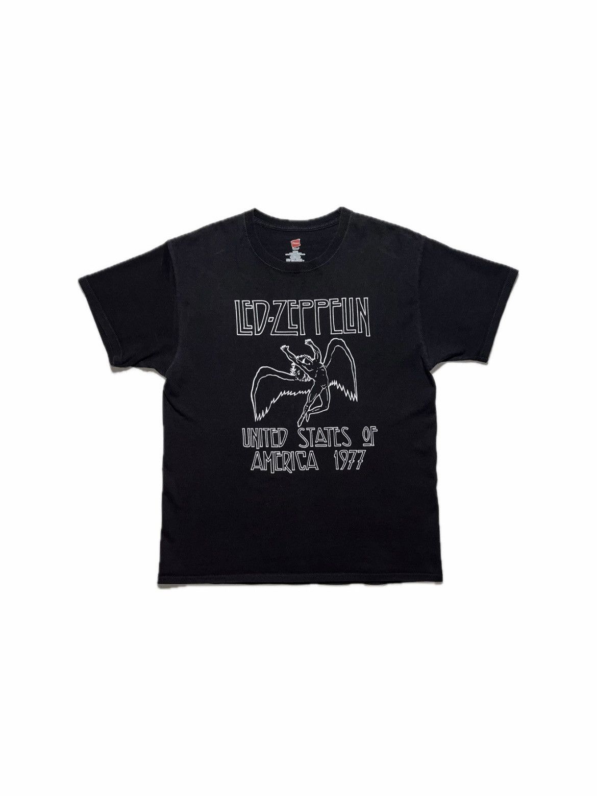 Led Zeppelin Vintage 2000 S Led Zeppelin Hard Rock Band T Shirt Black L Hoodie, Sweatshirt | PodTeesHub.com