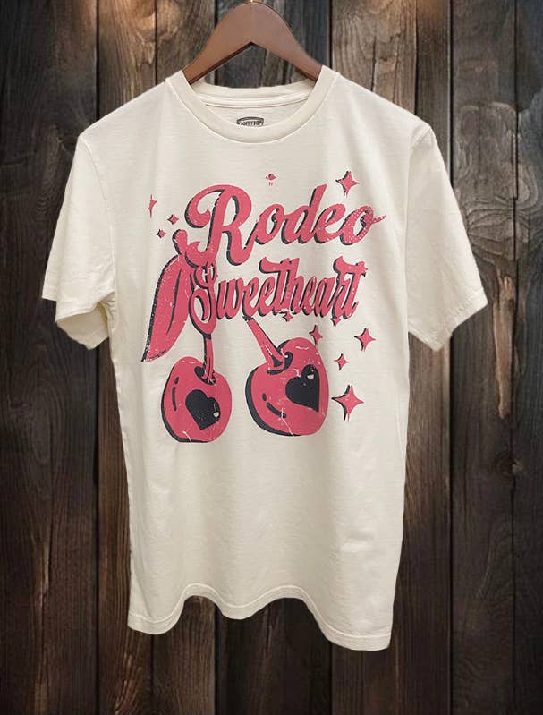 Rodeo Sweetheart Relaxed Unisex Tee Hoodie, Sweatshirt | PodTeesHub.com