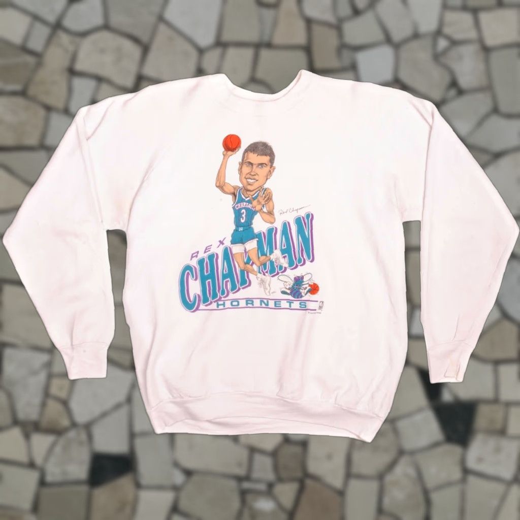 Vintage Nba Charlotte Hornets Sweatshirt 1988 1992 Size Xl Made In Usa T-Shirts, Hoodie | PodTeesHub.com