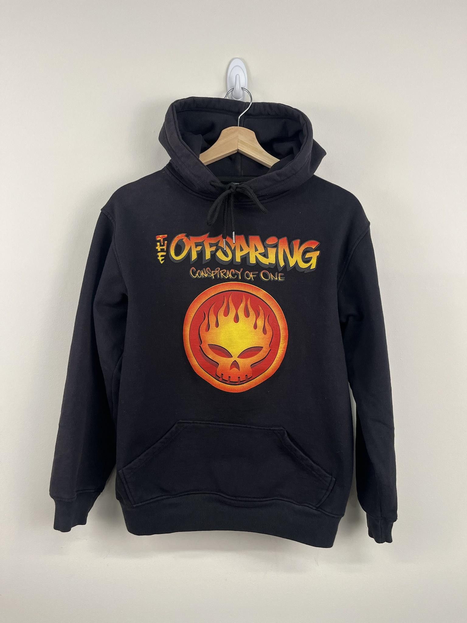 Vintage Crewneck The Offspring Consipracy Of One Flame Skull Hoodie T-Shirts, Sweatshirt | PodTeesHub.com