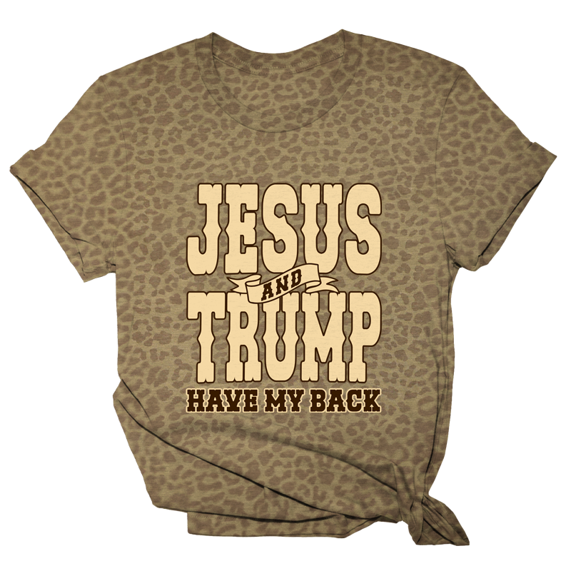 Jesus and Trump Have My Back Tee - 2380 Hoodie, Sweatshirt | PodTeesHub.com