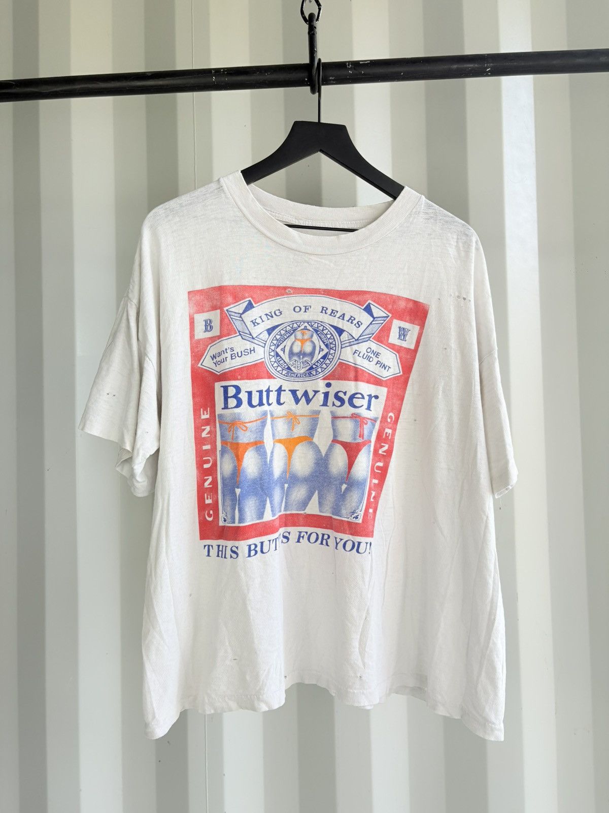 Vintage King Of Rears Tee Thrashed Thin Distressed Erd Grunge Hoodie, Sweatshirt | PodTeesHub.com