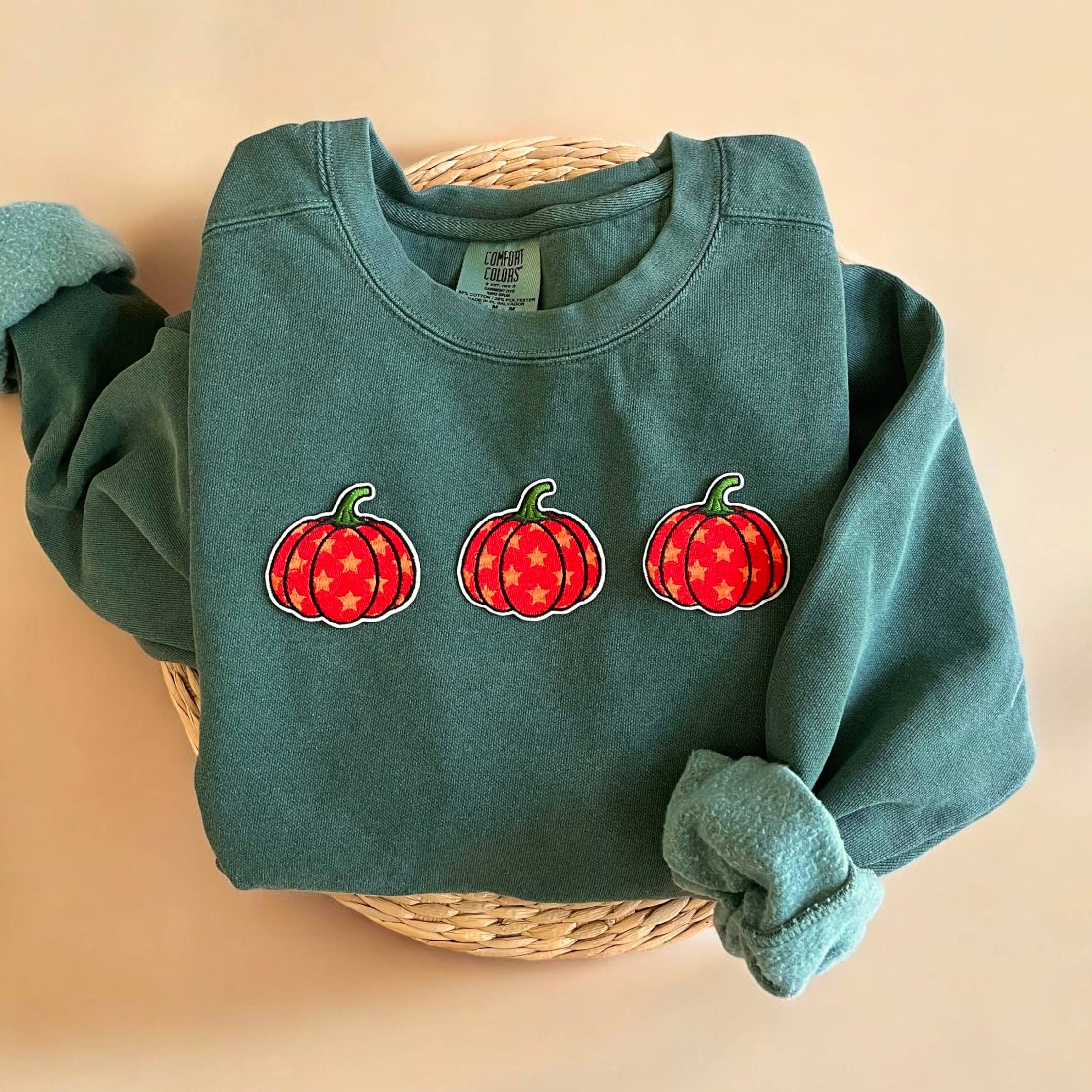 Comfort Colors® Pumpkin Sweatshirt, Pumpkin Spice Sweater T-Shirts, Hoodie | PodTeesHub.com