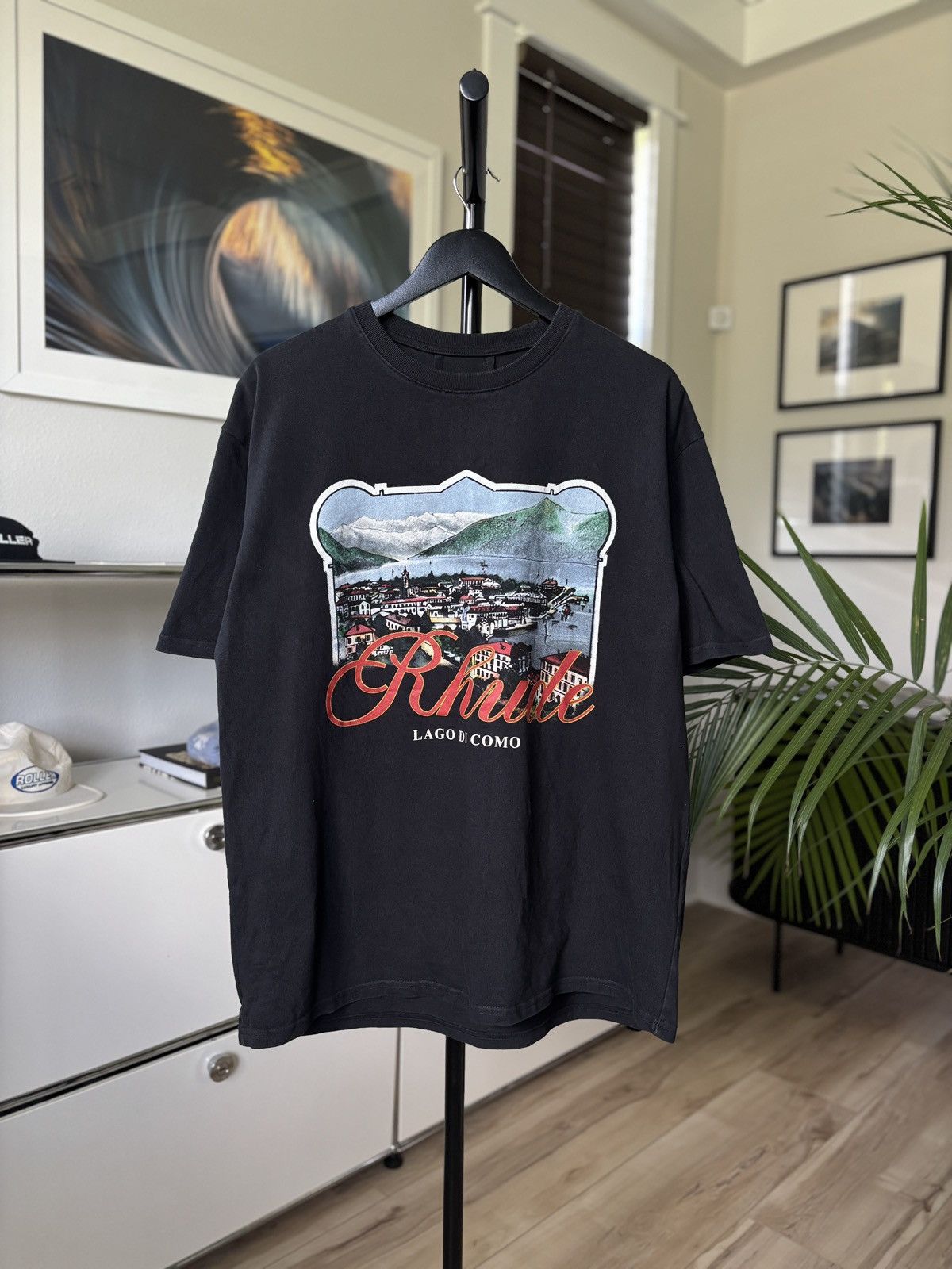 Rhude Lake Como Graphic Tee Hoodie, Sweatshirt | PodTeesHub.com