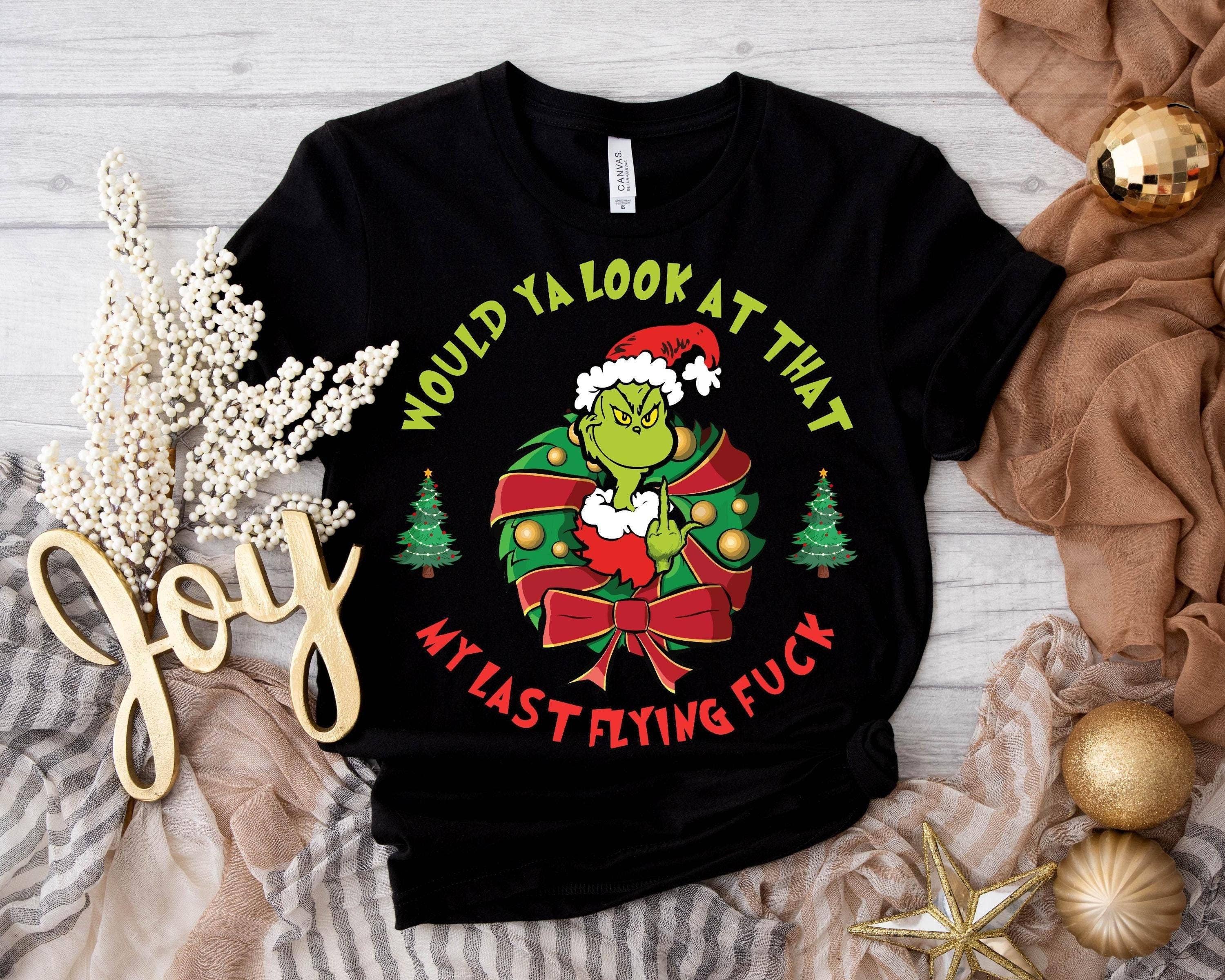 Grinch Christmas Shirt, Sarcastic Humor Tee Hoodie, Sweatshirt | PodTeesHub.com