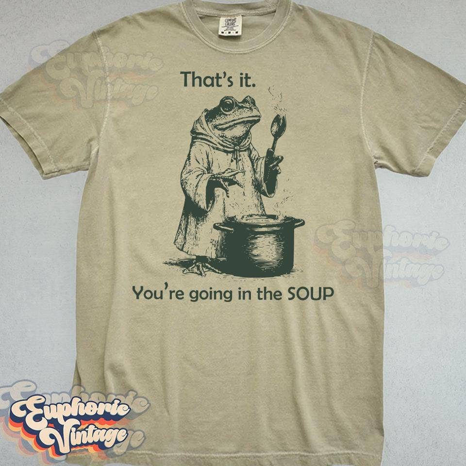 Sarcastic Soup Unisex Graphic Tee Funny Weirdcore Meme Shirt Hoodie, Sweatshirt | PodTeesHub.com