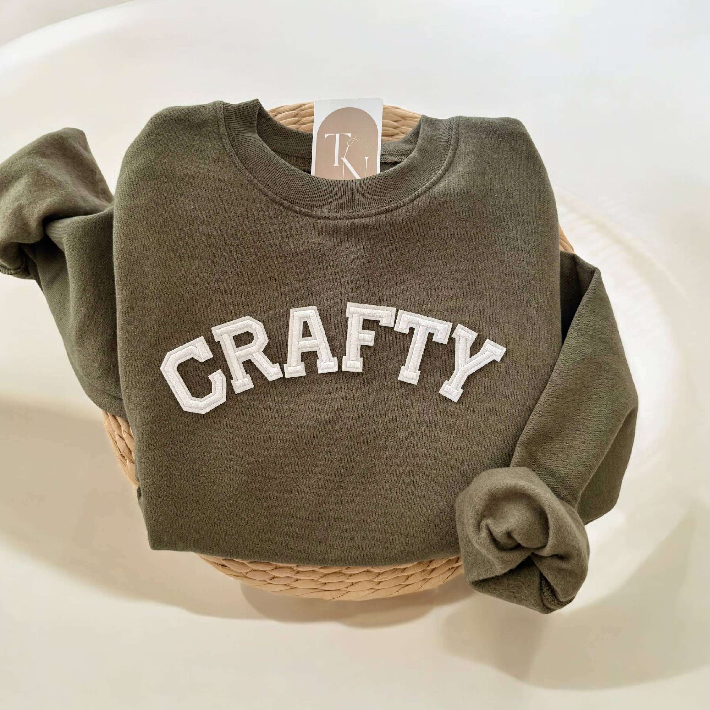 Crafty Sweatshirt, Craft Store Supplies Products T-Shirts, Hoodie | PodTeesHub.com