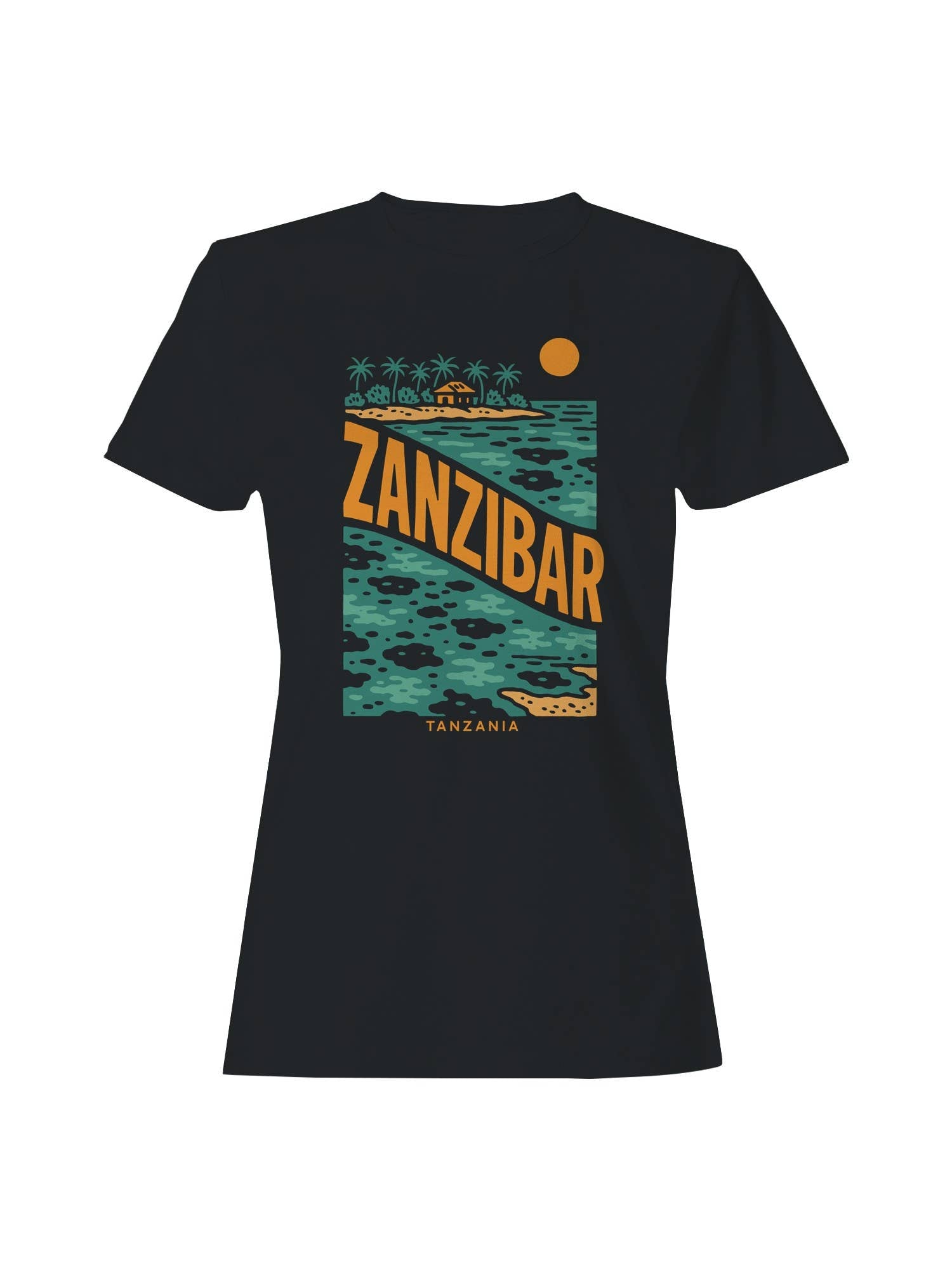 Zanzibar Tanzania Beach Vibes Women's T-Shirt Hoodie, Sweatshirt | PodTeesHub.com