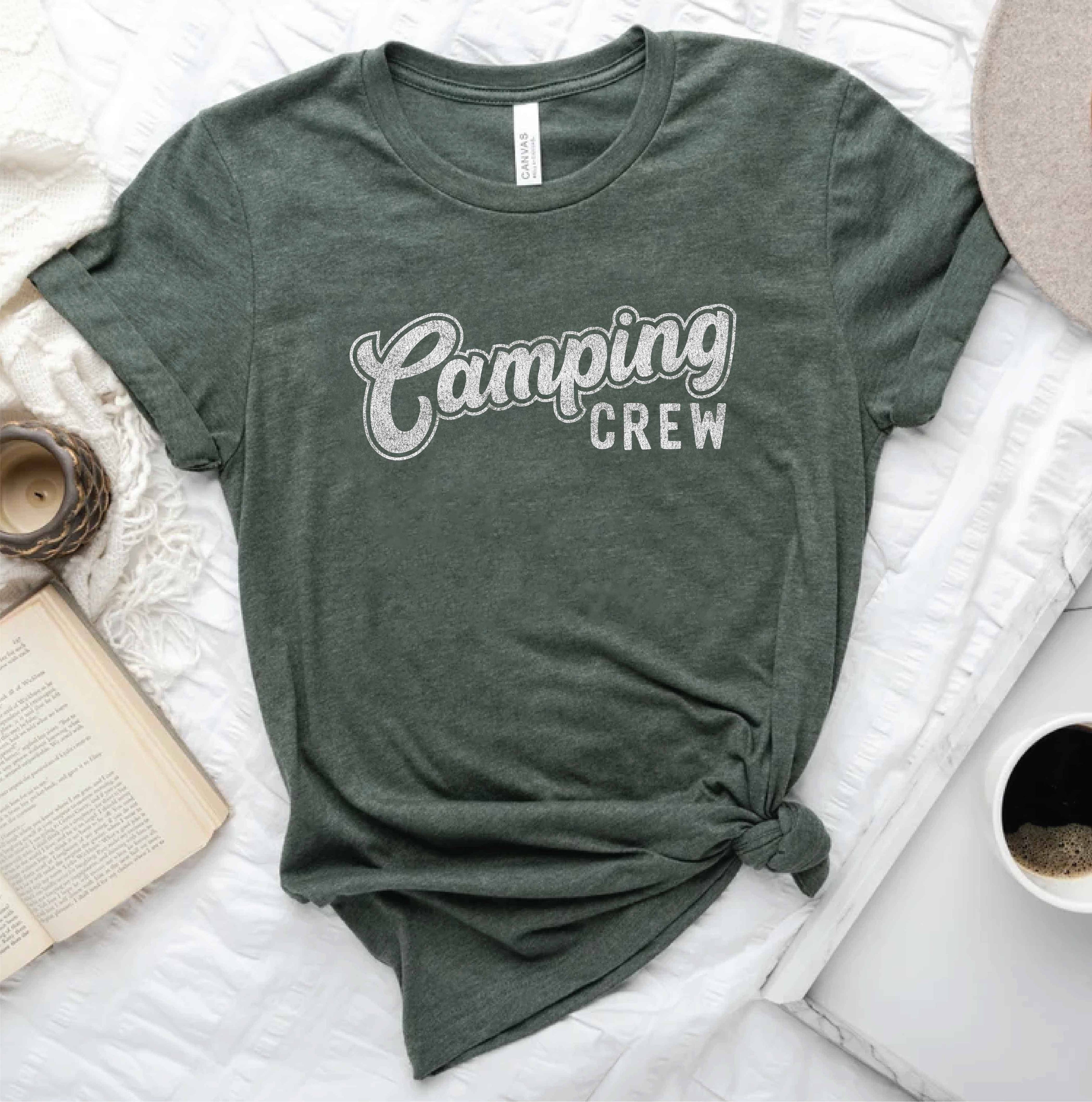 Camping Crew Graphic T-Shirt Hoodie, Sweatshirt | PodTeesHub.com