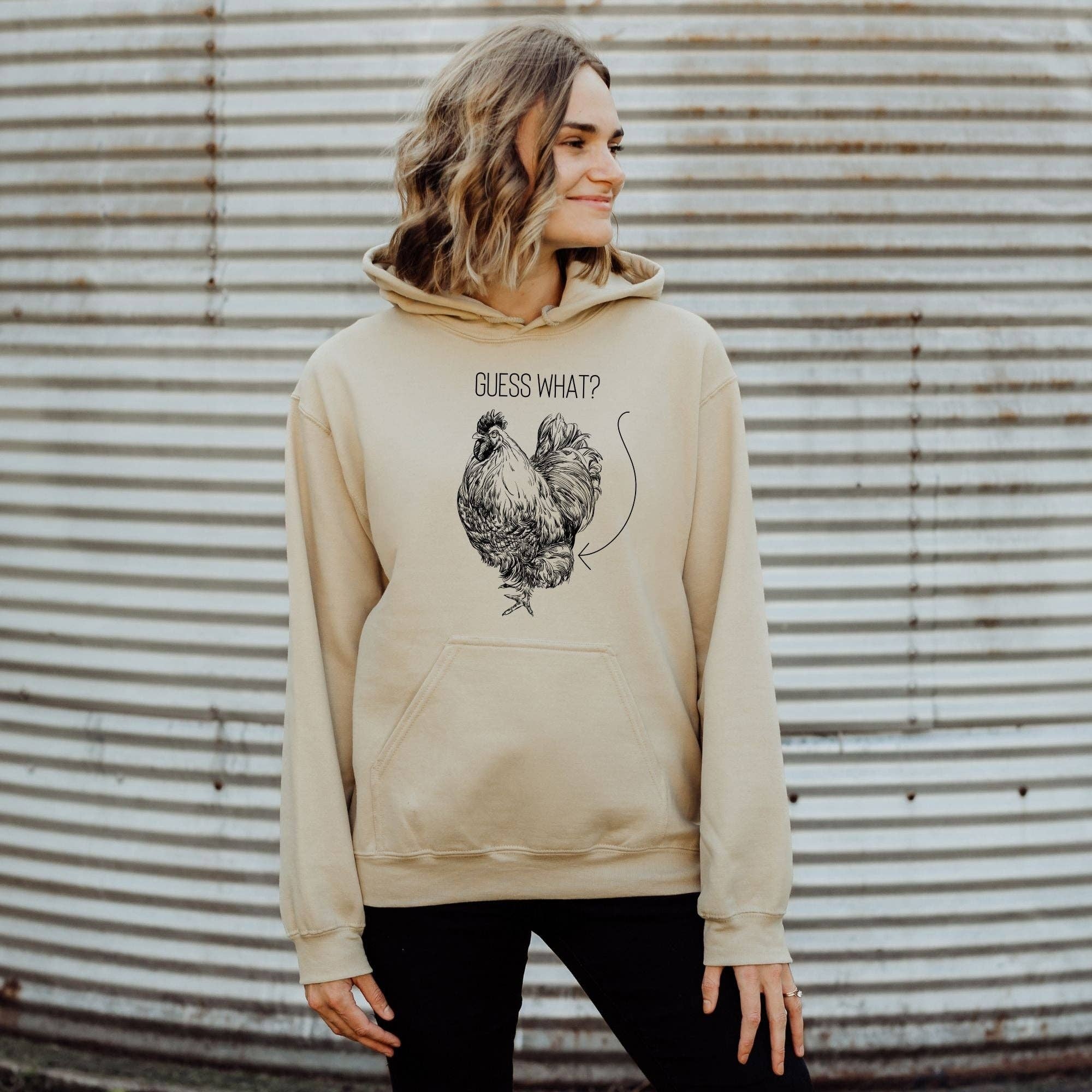Chicken Butt Hoodie Farmer Sweatshirt *Unisex Fit* T-Shirts | PodTeesHub.com
