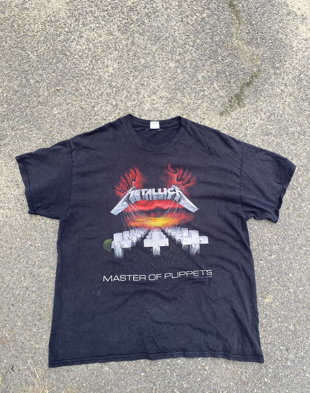 Metallica X Vintage 90s Vintage Metallica Master Of Puppets T Shirt Tee Hoodie, Sweatshirt | PodTeesHub.com