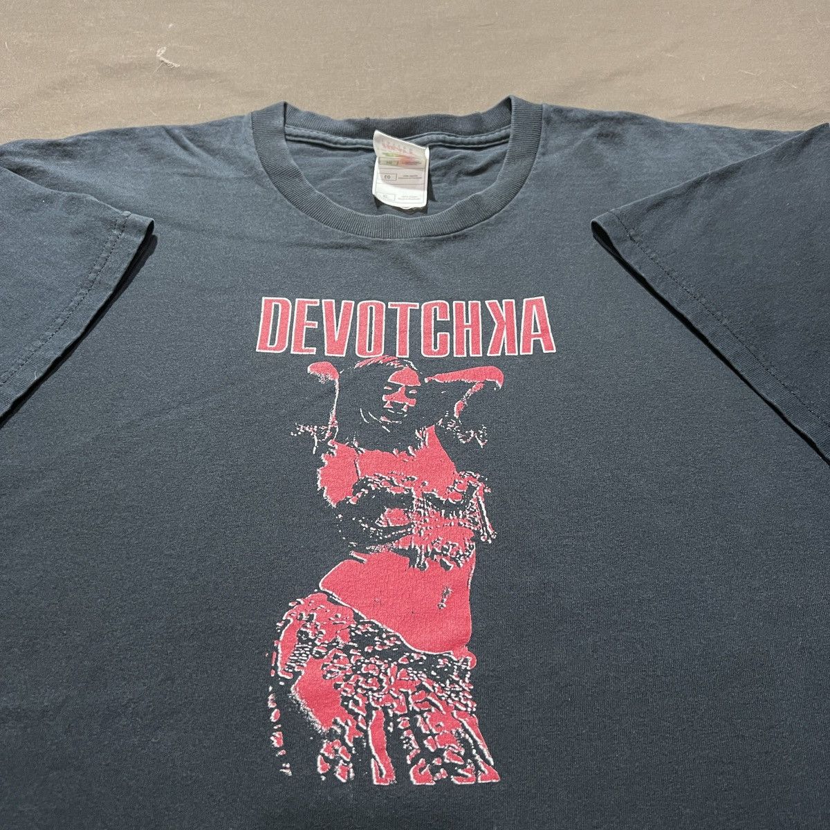Band Tees Vintage Y2k Devotchka Tee Xl Faded Gypsy Punk Gothic Hoodie, Sweatshirt | PodTeesHub.com