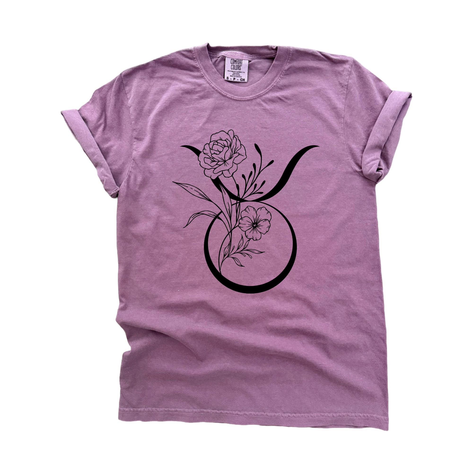 Taurus Floral Zodiac Tee Hoodie, Sweatshirt | PodTeesHub.com