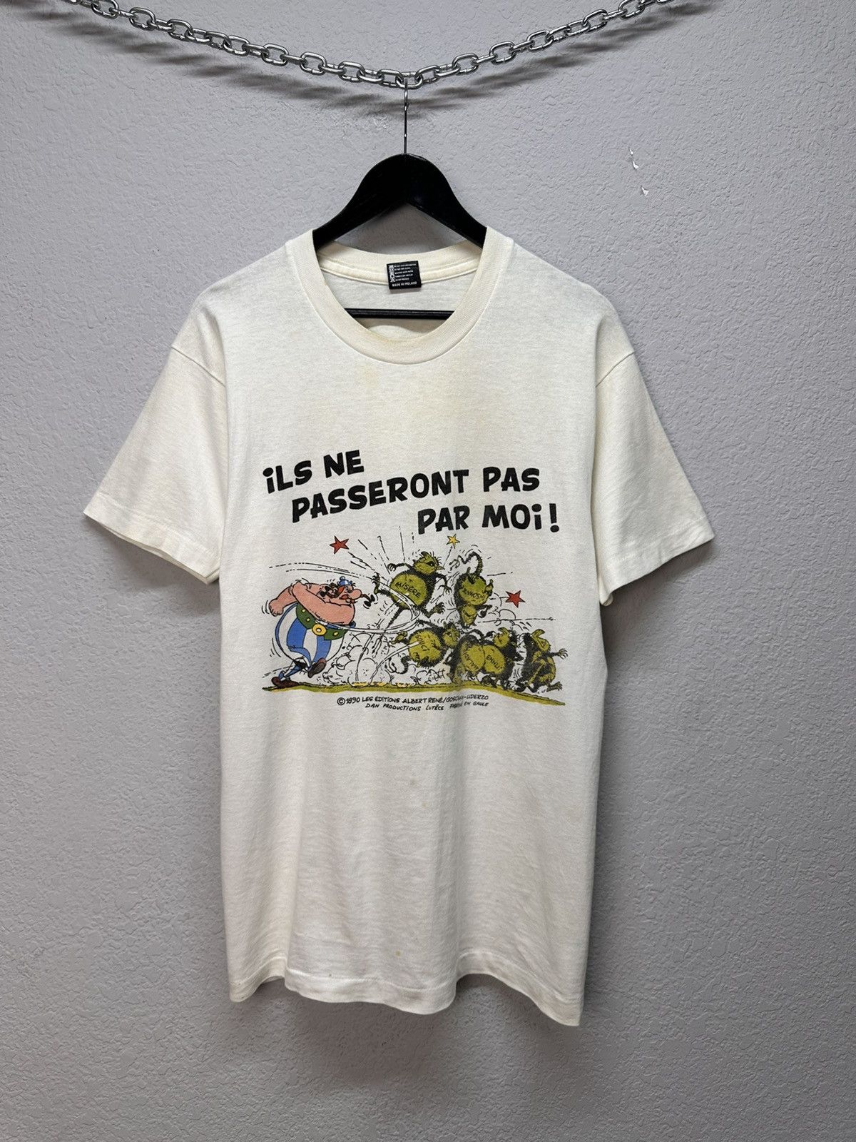 Band Tees Rare 1990 Asterix And Obelix Cartoon T Shirt Like Tin Tin Hoodie, Sweatshirt | PodTeesHub.com