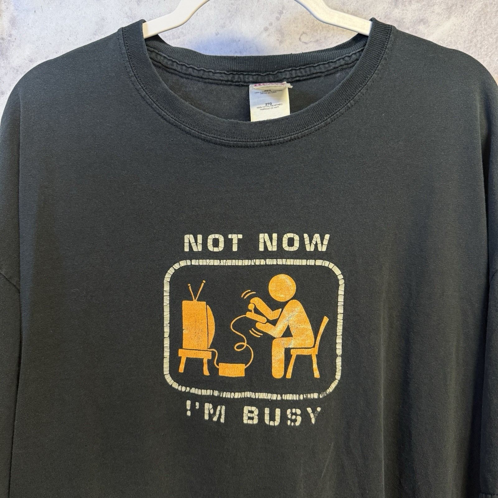 Vintage Y2k Game On Video Game T Shirt Mens 2xl 25x27 5 Hoodie, Sweatshirt | PodTeesHub.com