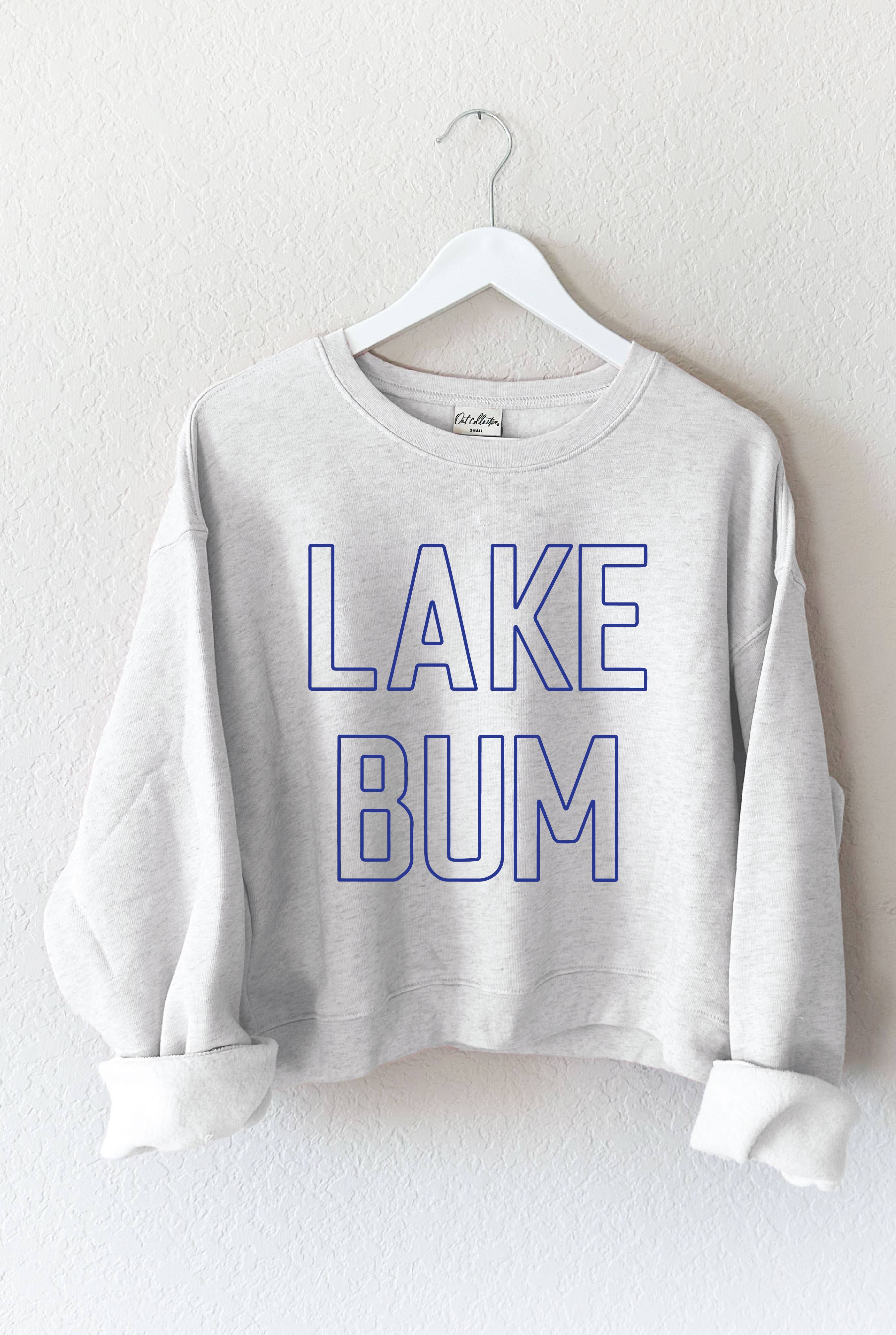 Lake Bum Mid Graphic Sweatshirt T-Shirts, Hoodie | PodTeesHub.com