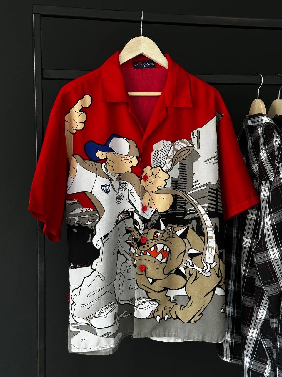 Vintage Rap Camp Collar Printed Shirt Hoodie, Sweatshirt | PodTeesHub.com