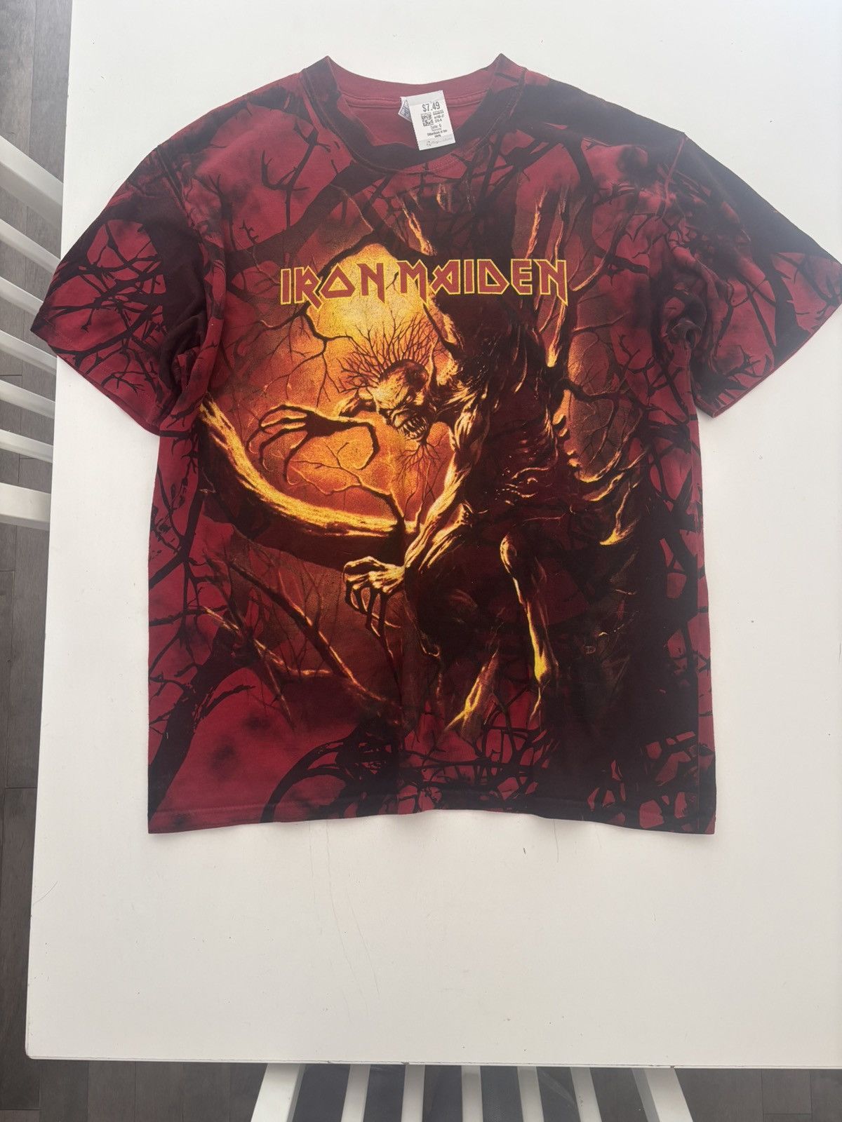 Maiden Iron Maiden 2010 All Over Graphic Tee Hoodie, Sweatshirt | PodTeesHub.com