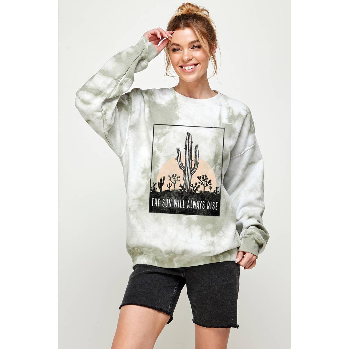 Vintage Western Graphic Tee Pigment Dye Hoodie, Sweatshirt | PodTeesHub.com