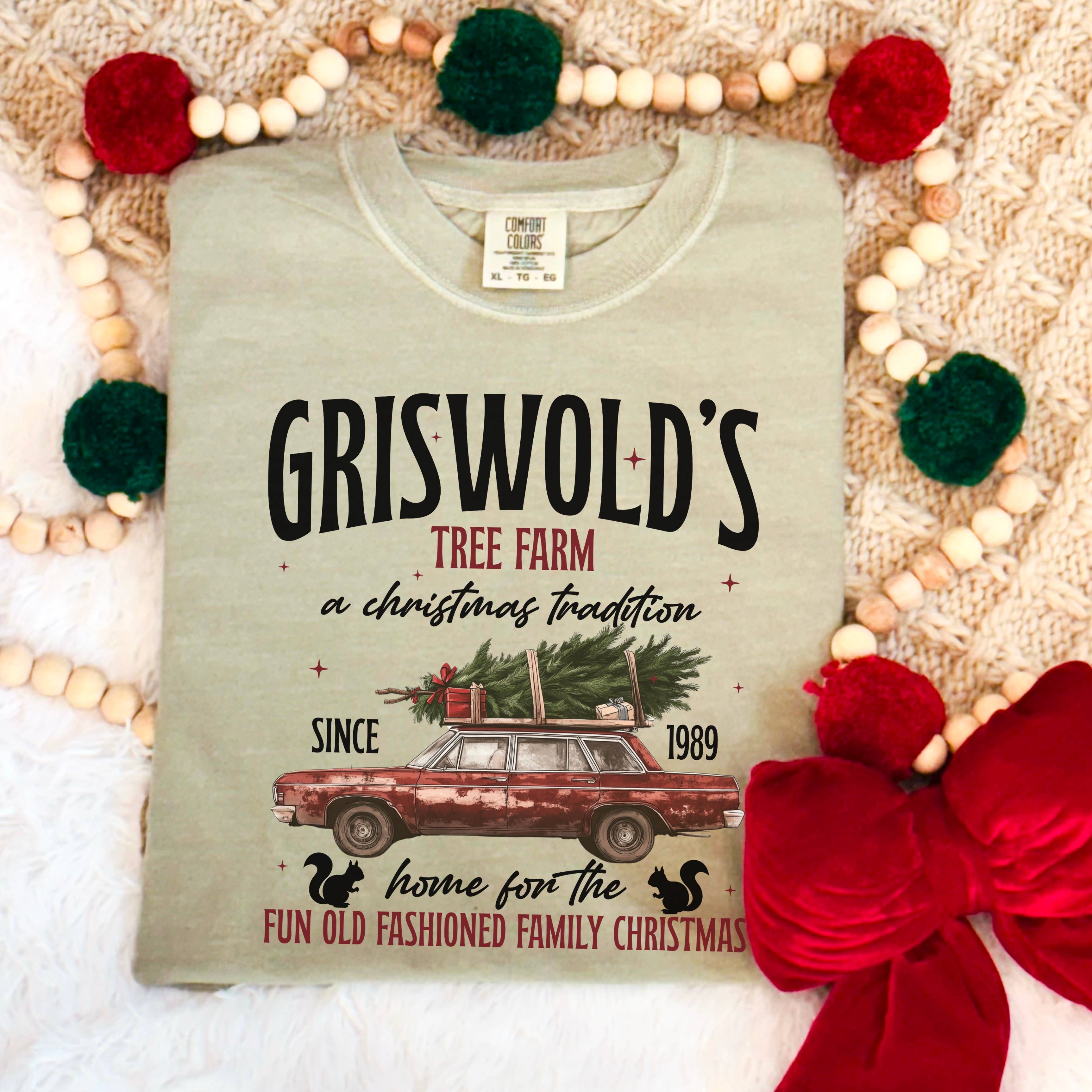 Griswold’S Christmas 2025 Graphic Shirt | Comfort Color Hoodie, Sweatshirt | PodTeesHub.com