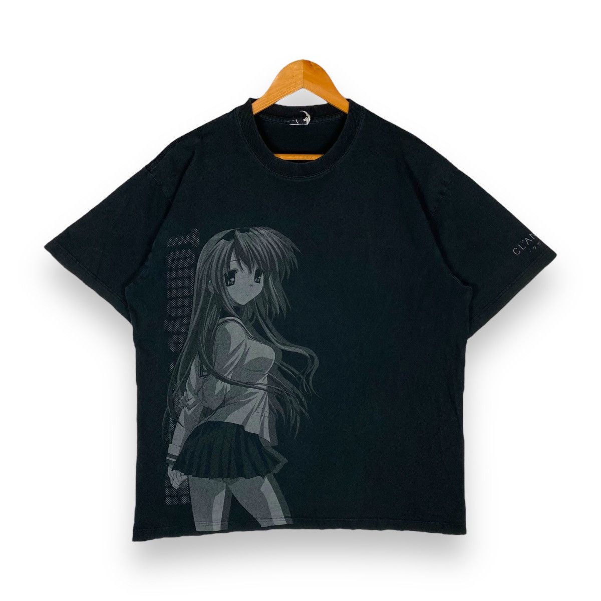 Anime Vintage Clannad Tomoyo Sakagami Graphic Anime Cospa Tee Hoodie, Sweatshirt | PodTeesHub.com