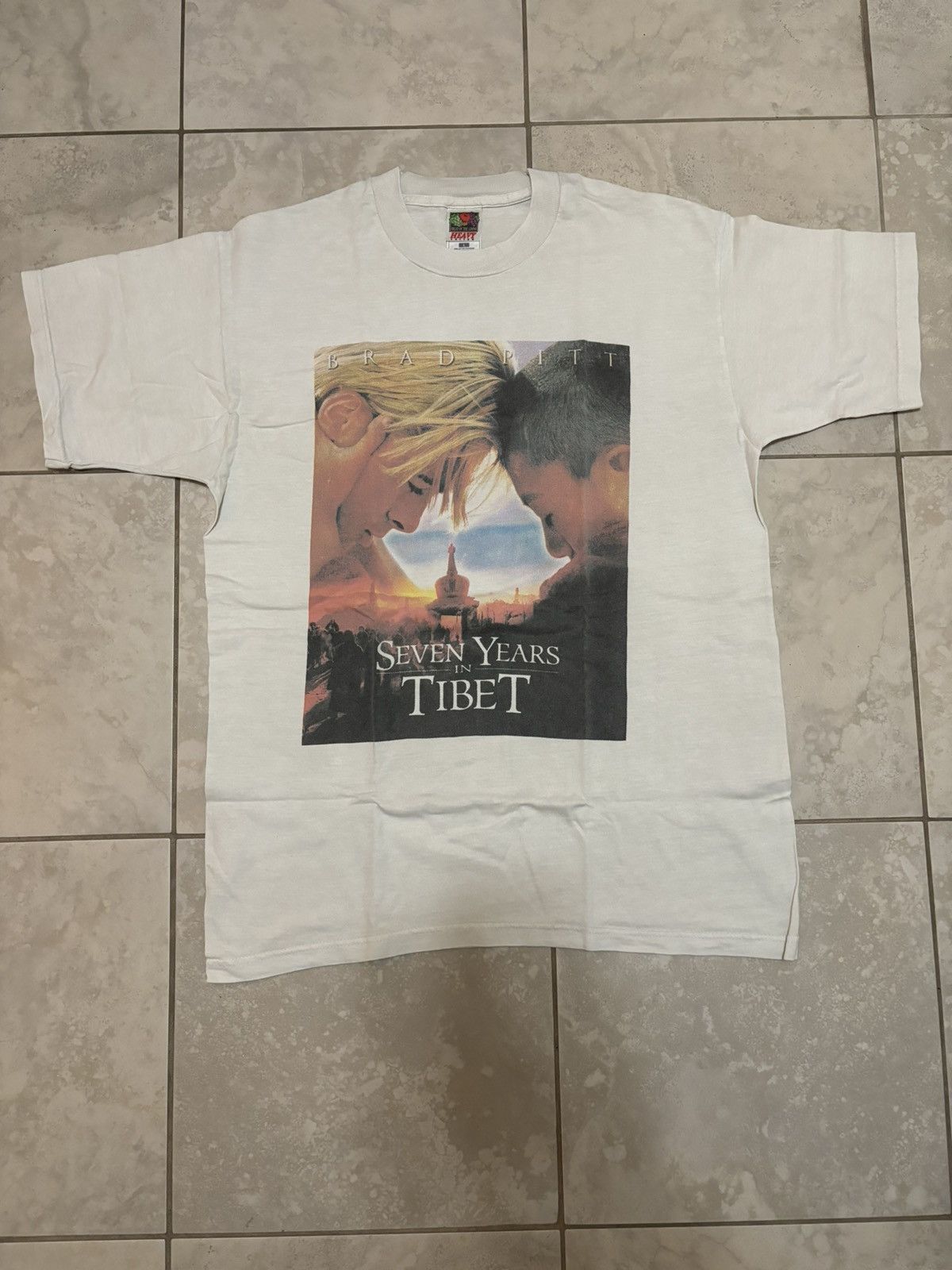 Rare Vintage 90s 7 Seven Years Tibet Brad Pitt Movie T-Shirts, Hoodie, Sweatshirt