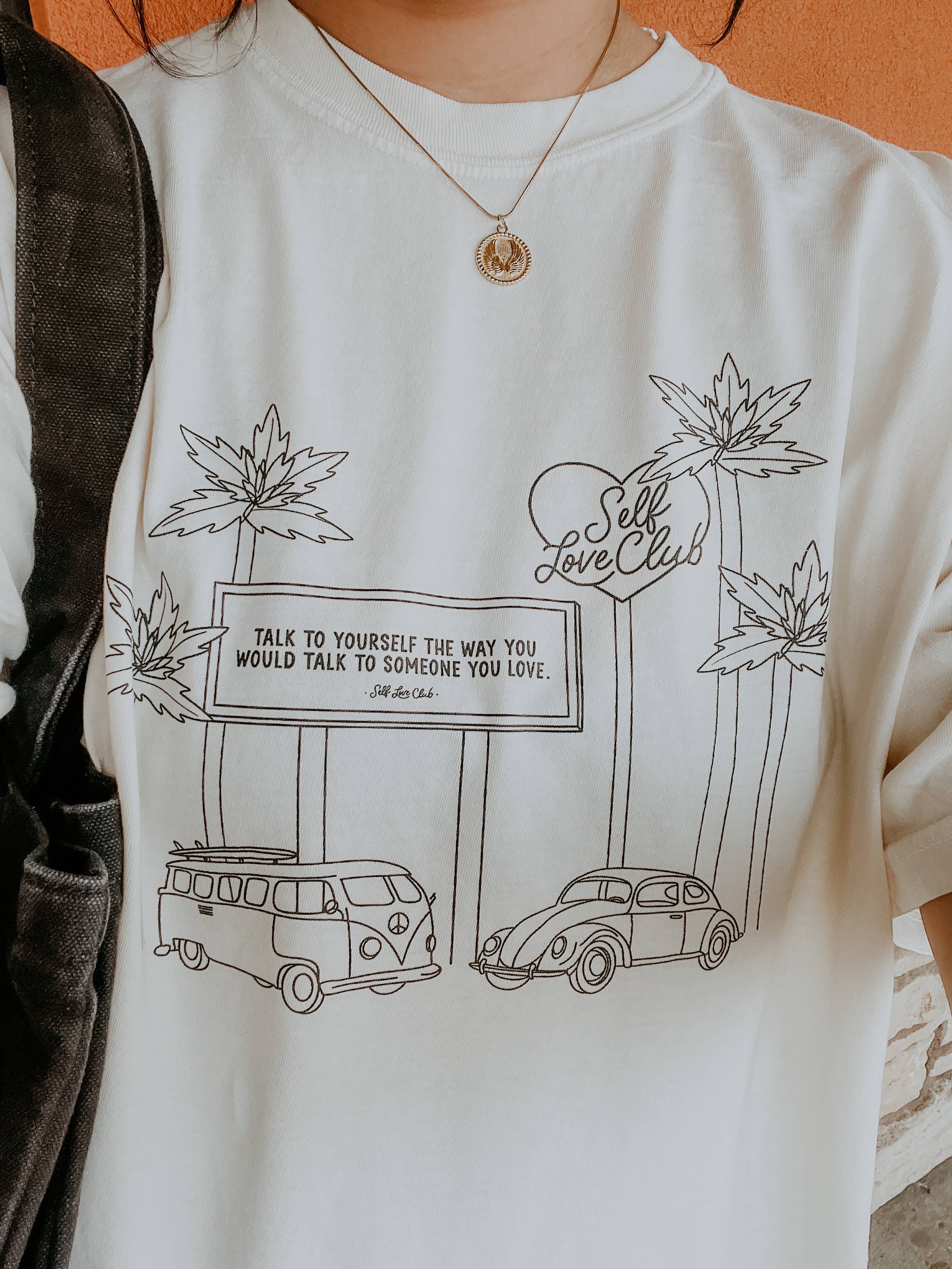 Self Love Club Hotel Girl Power Graphic Tee - Ivory Hoodie, Sweatshirt | PodTeesHub.com