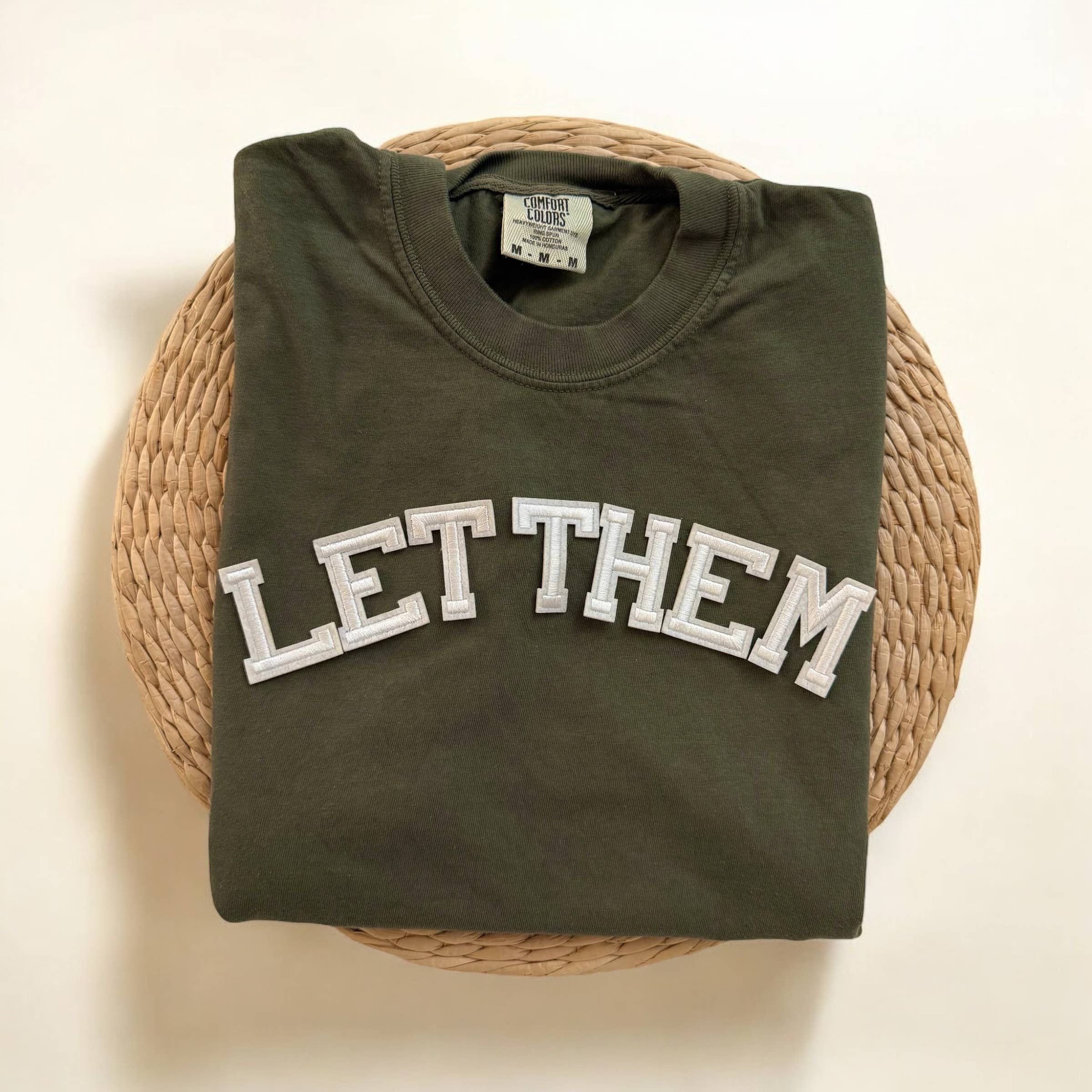 Let Them Comfort Colors Short Sleeve Shirt, Motivational Shi Hoodie, Sweatshirt | PodTeesHub.com